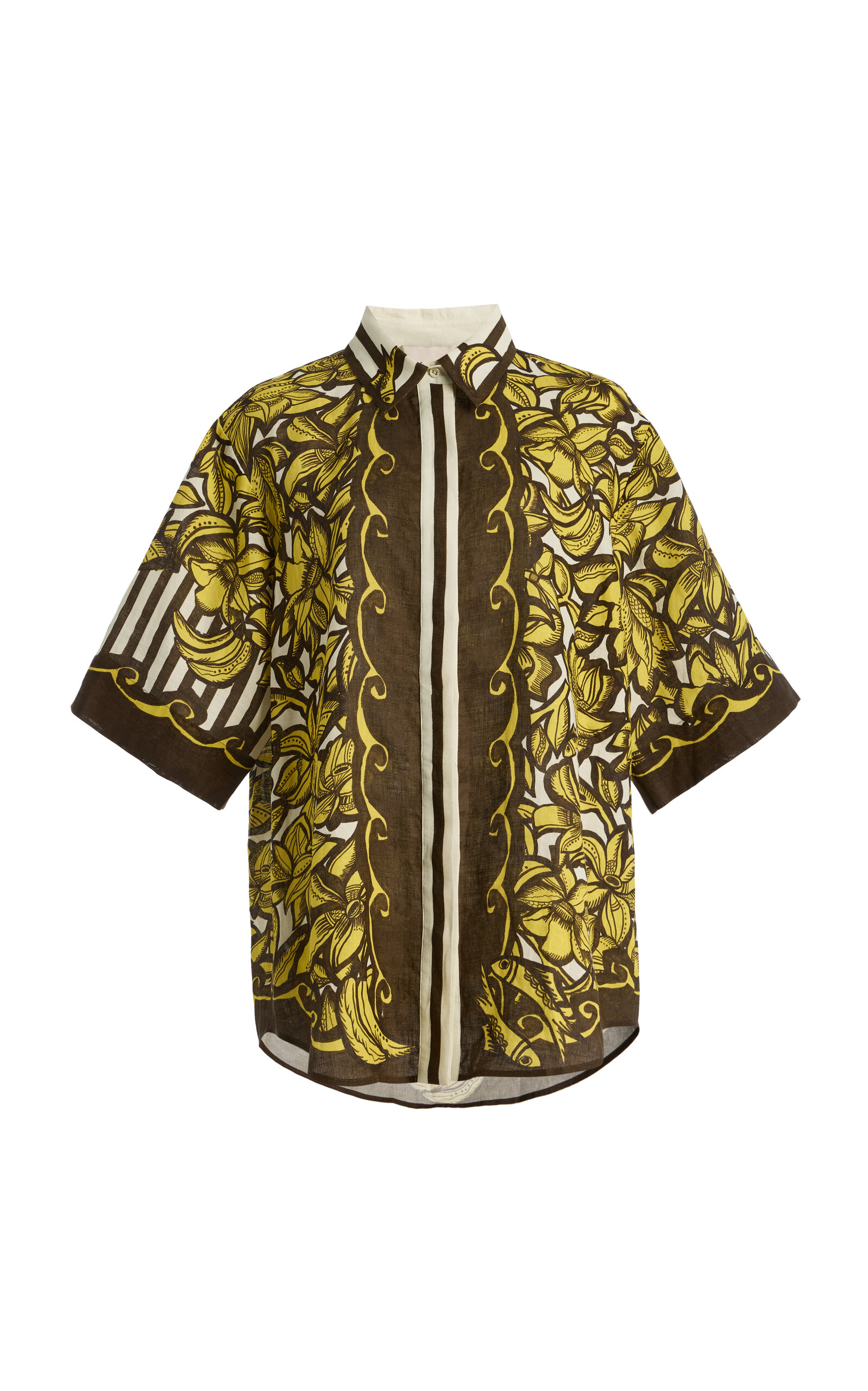 ALÉMAIS Mona Printed Hemp Shirt