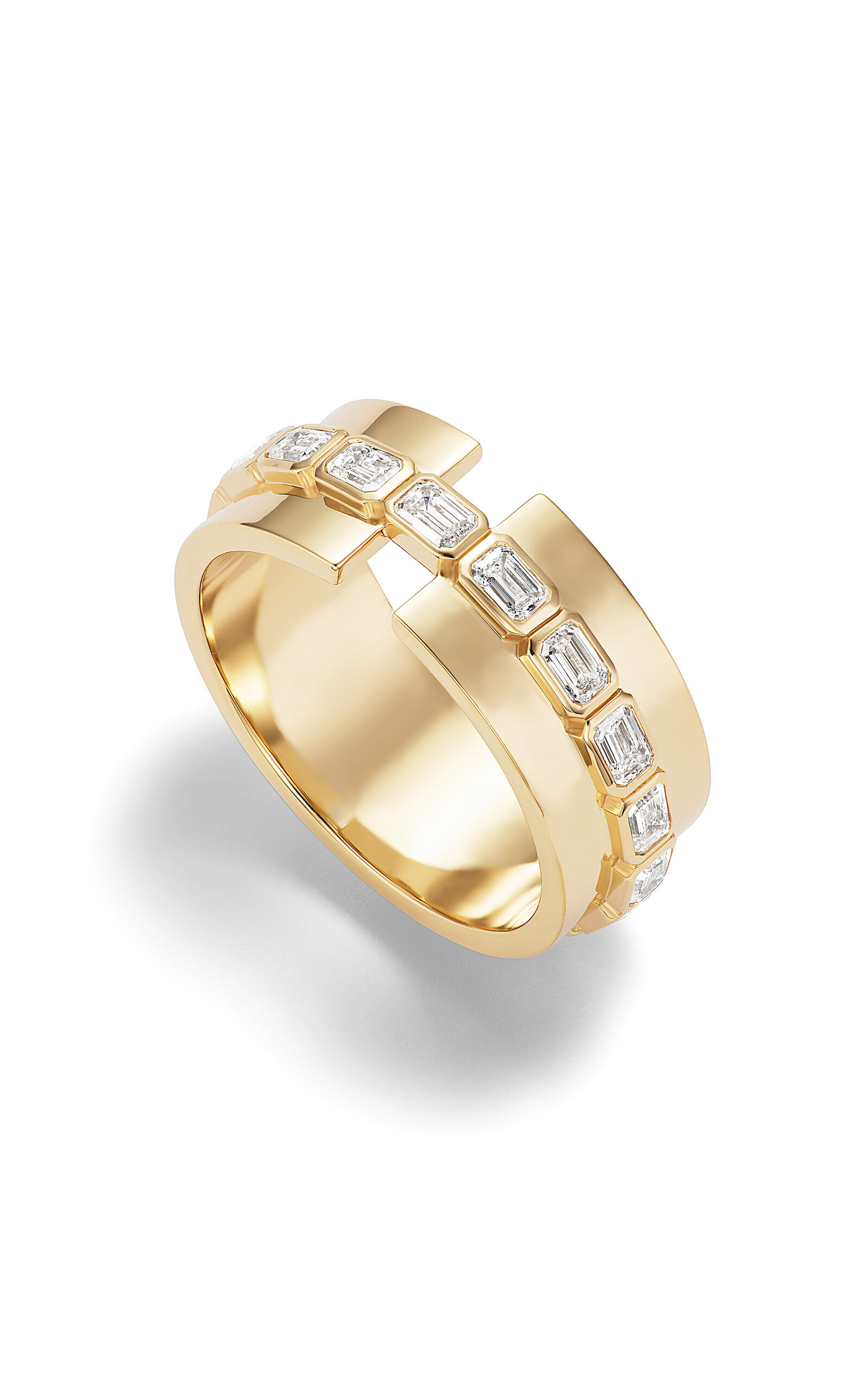Fiametta 14k Yellow Gold Diamond Ring In Gold