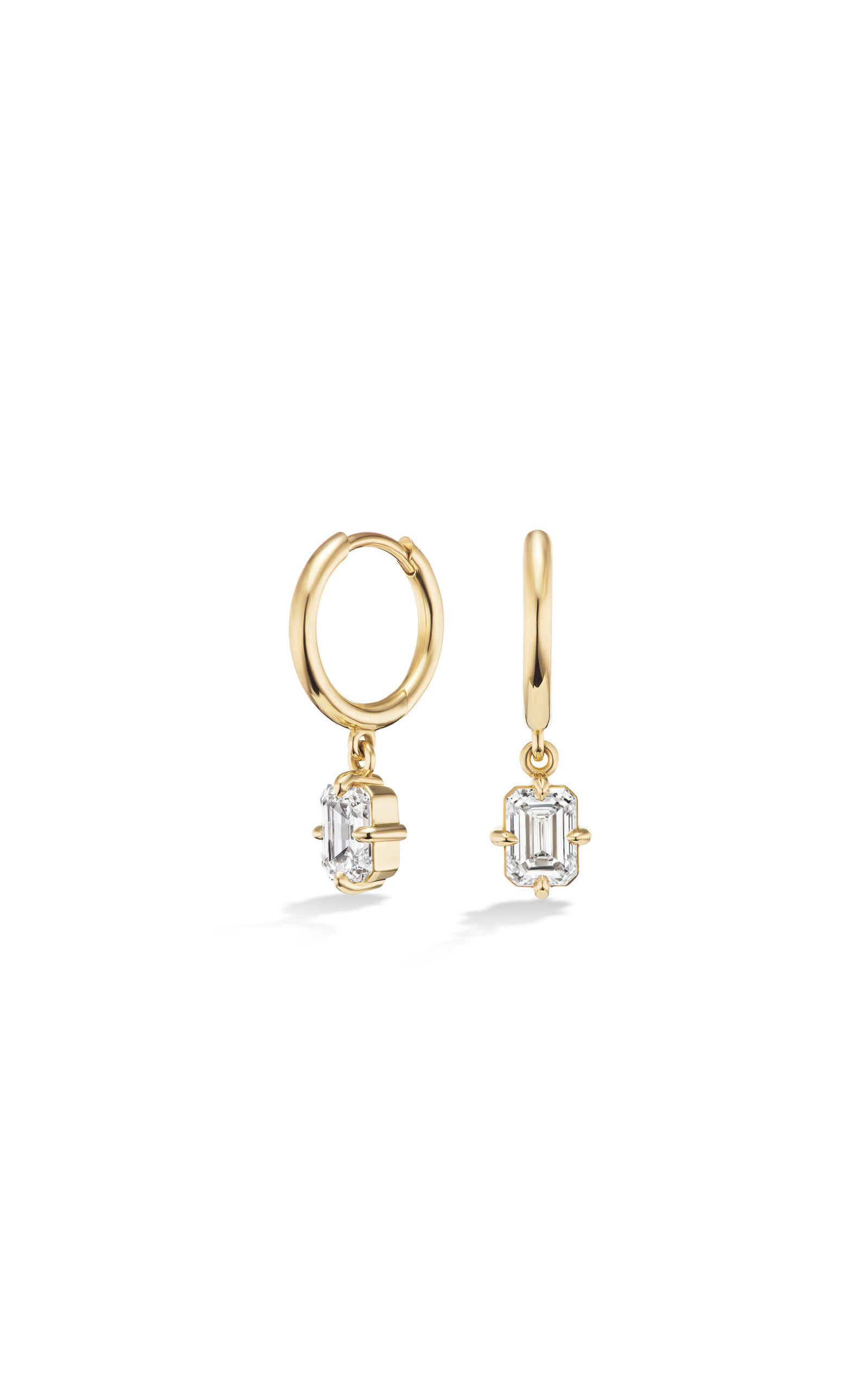 Fiametta 14k Yellow Gold Diamond Earrings In Gold