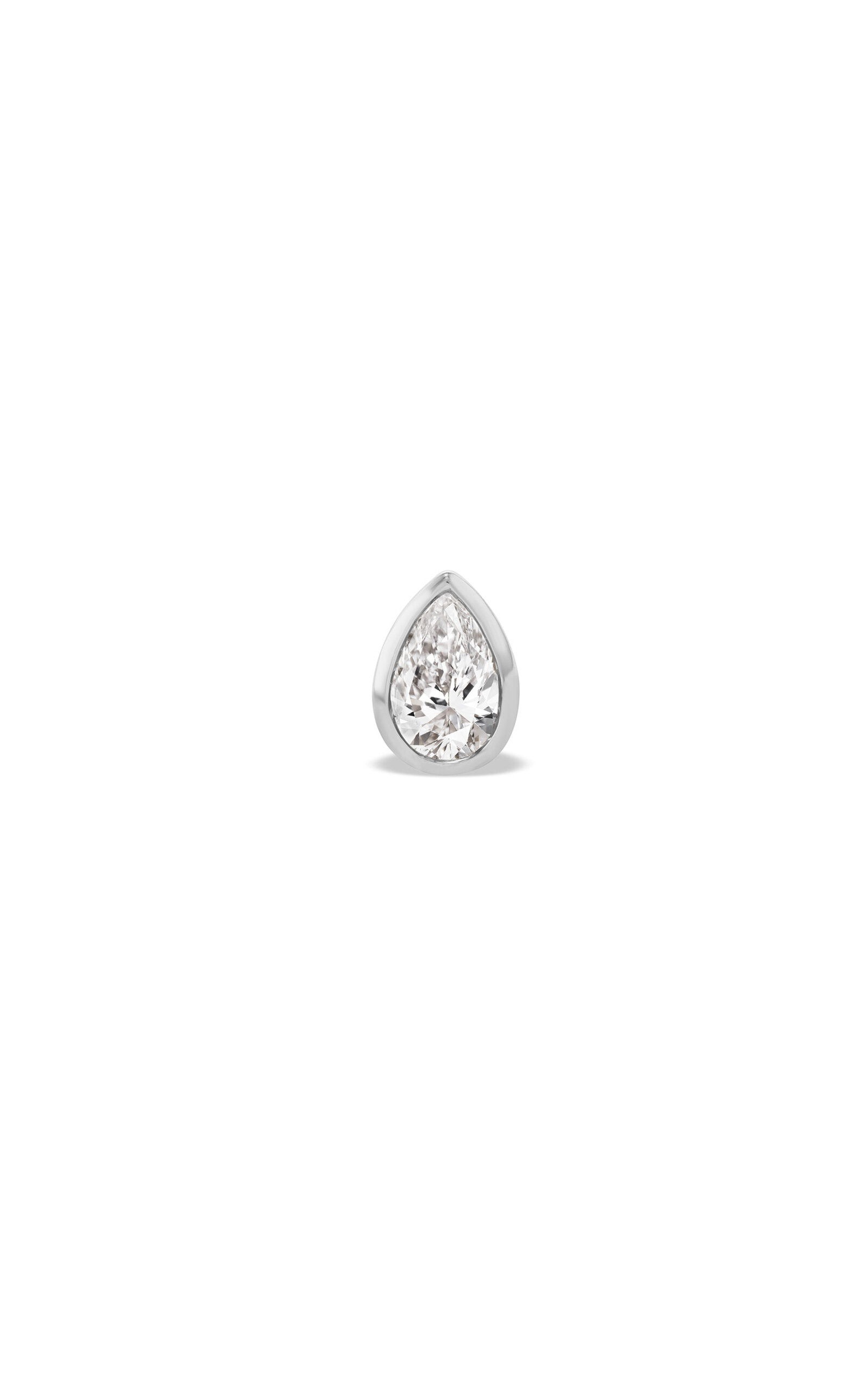 Fiametta 14k White Gold Diamond Single Earring In Silver