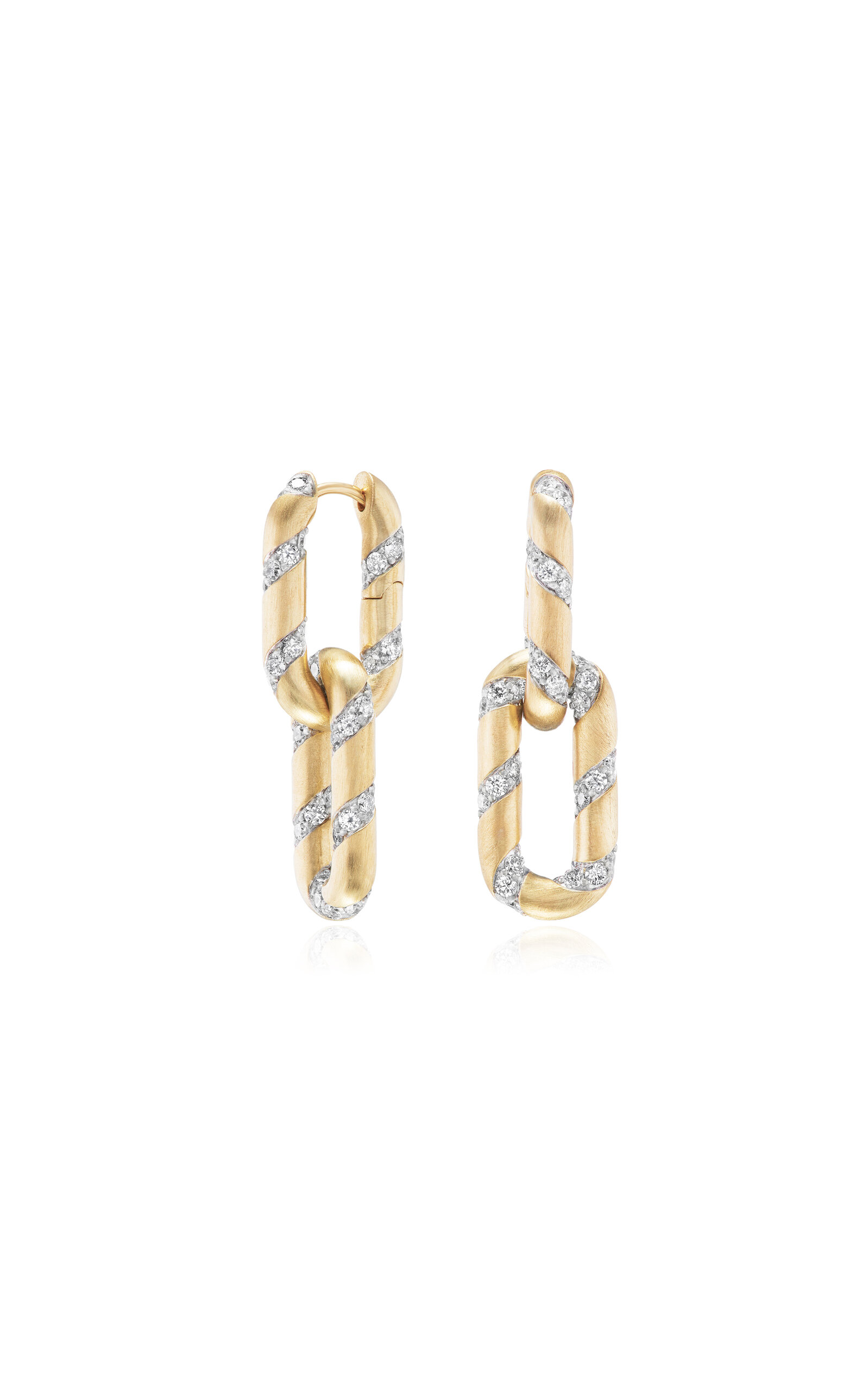 Fiametta 14k Yellow Gold Diamond Earrings