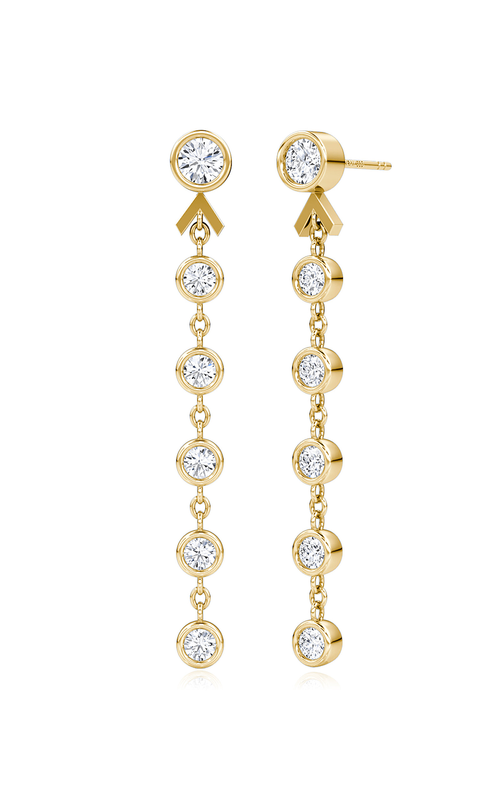 Vrai 14k Yellow Gold Lab-grown Diamond Earrings