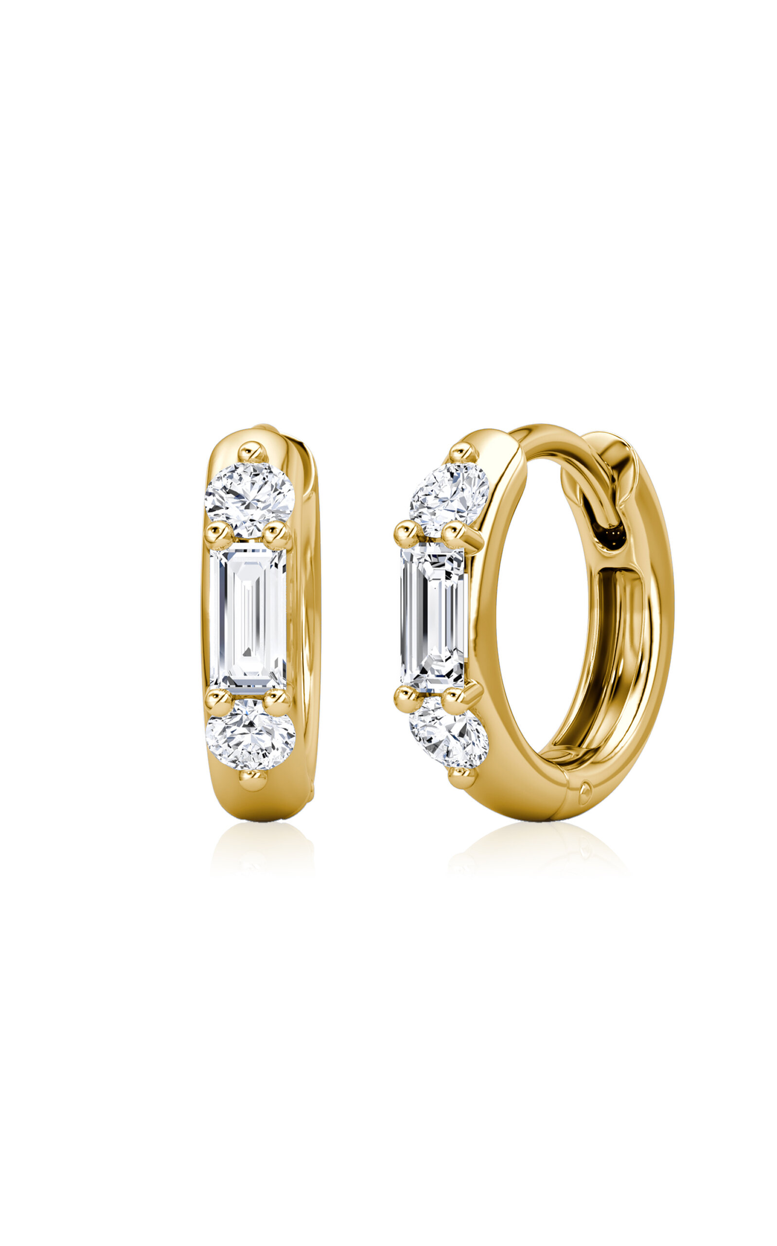 Vrai 14k Yellow Gold Lab-grown Diamond Earrings