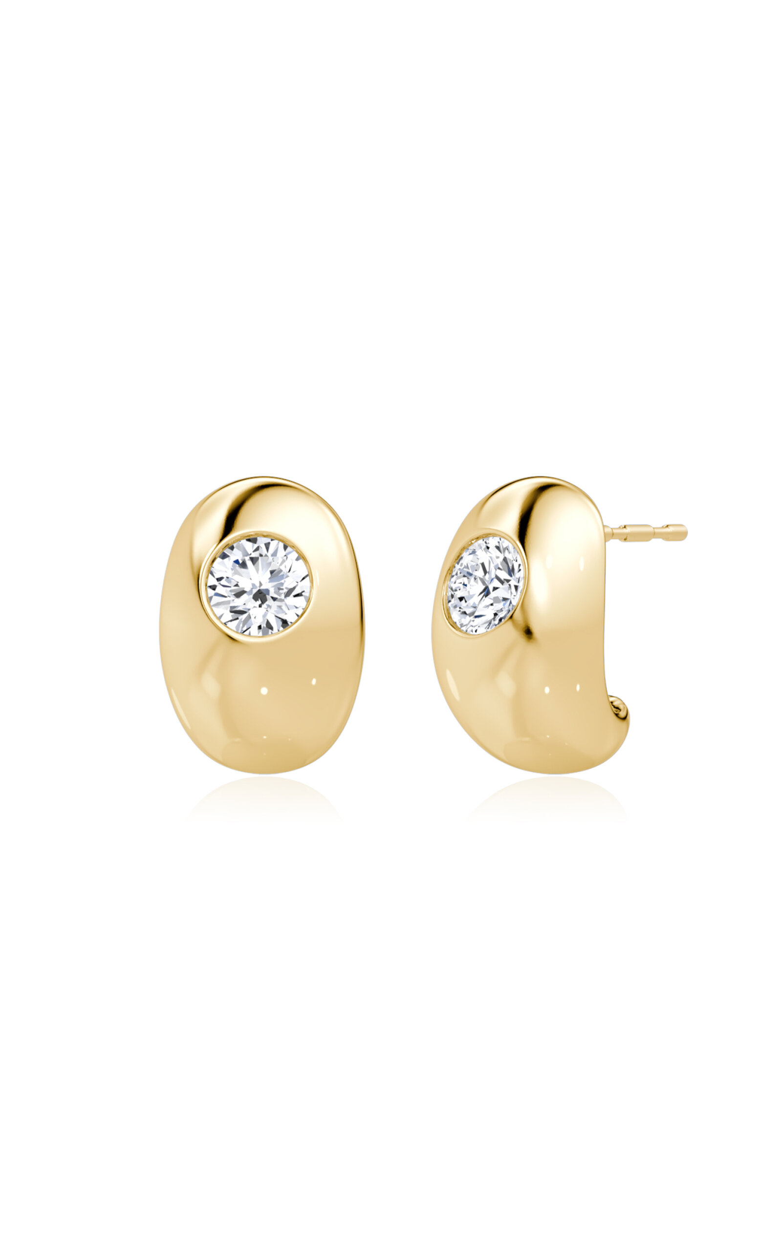 Vrai 14k Yellow Gold Lab-grown Diamond Earrings