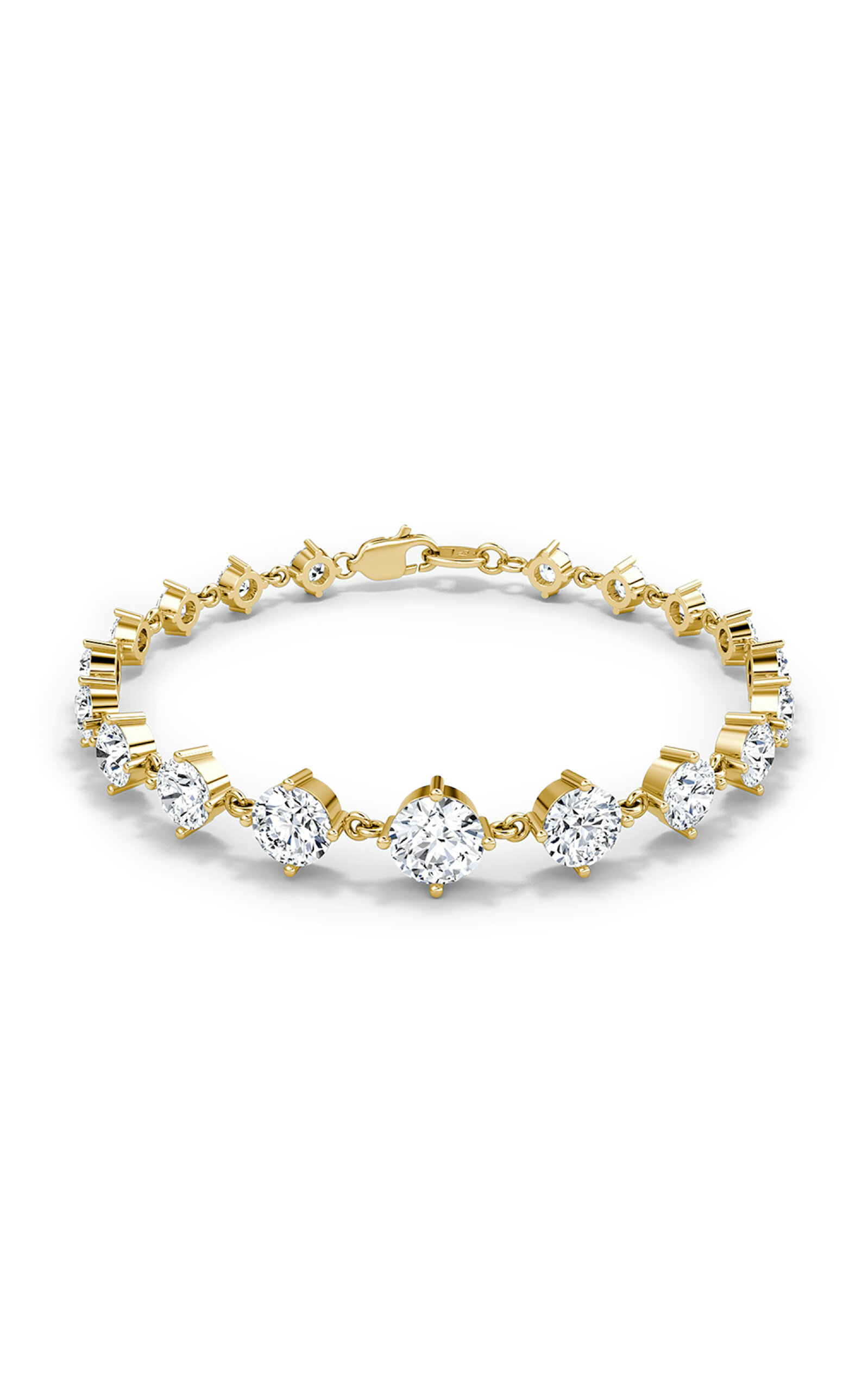 Vrai 14k Yellow Gold Lab-grown Diamond Tennis Bracelet