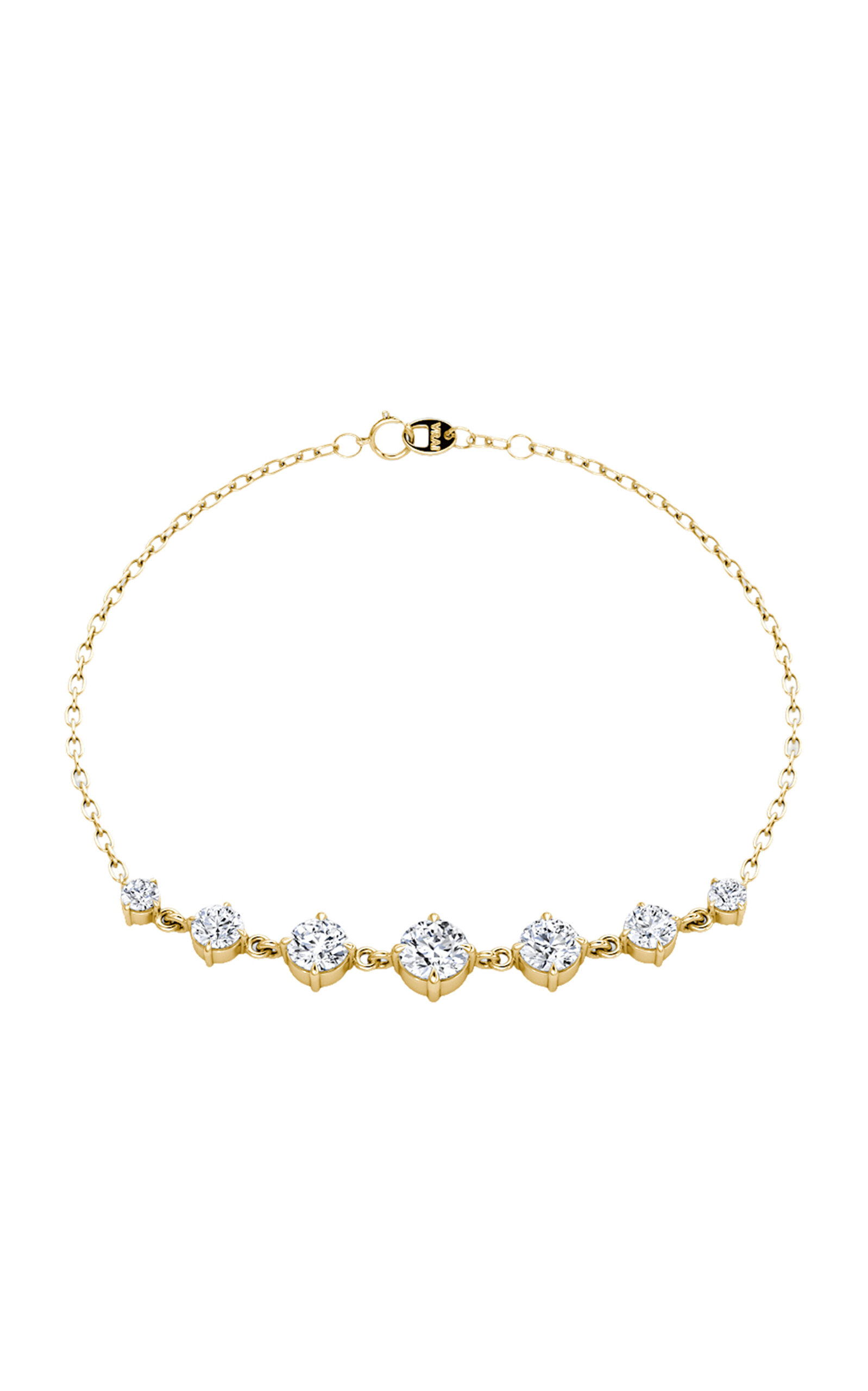 Vrai 14k Yellow Gold Lab-grown Diamond Tennis Bracelet