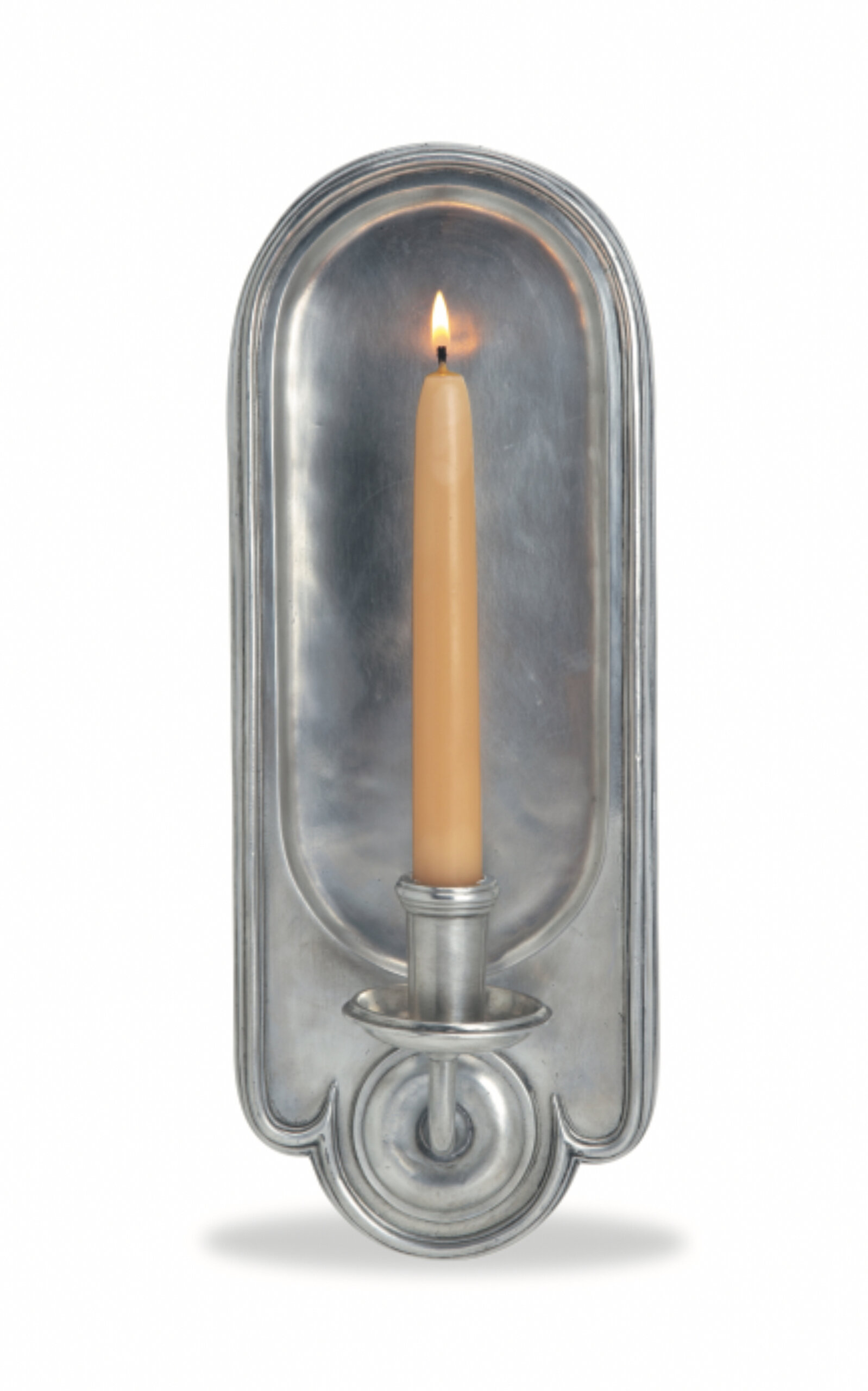 Match Wall Sconce; Tall In Metallic