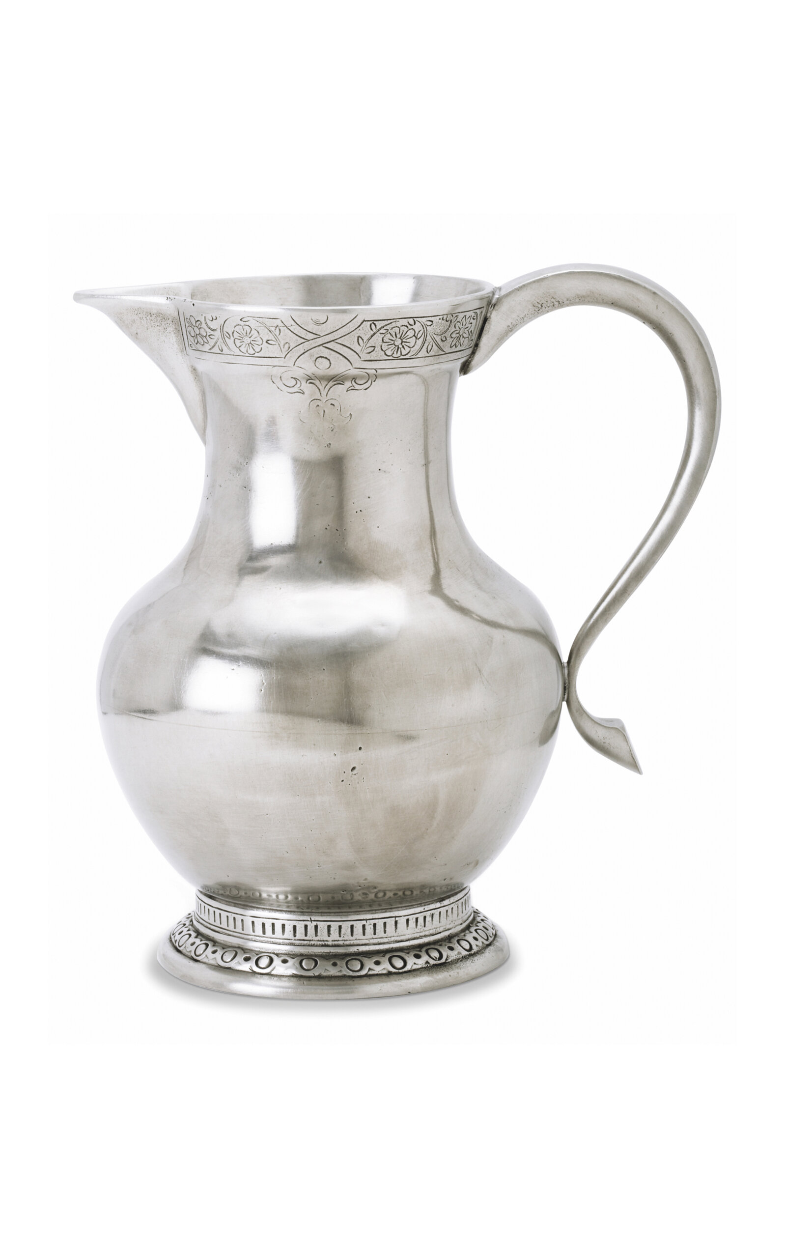 Match Engraved Pitcher In Silver
