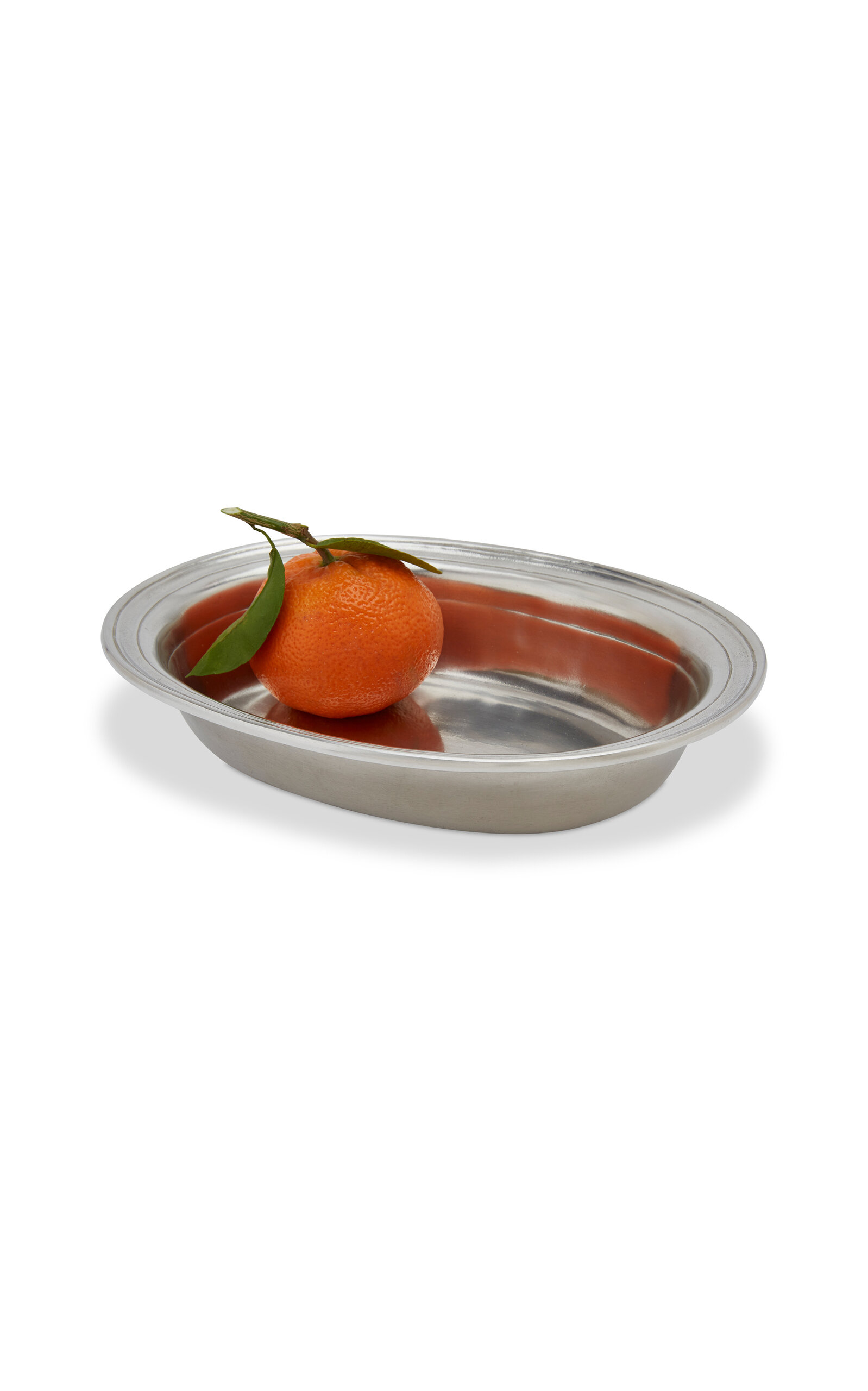 Match Oval Bowl; Small In Metallic