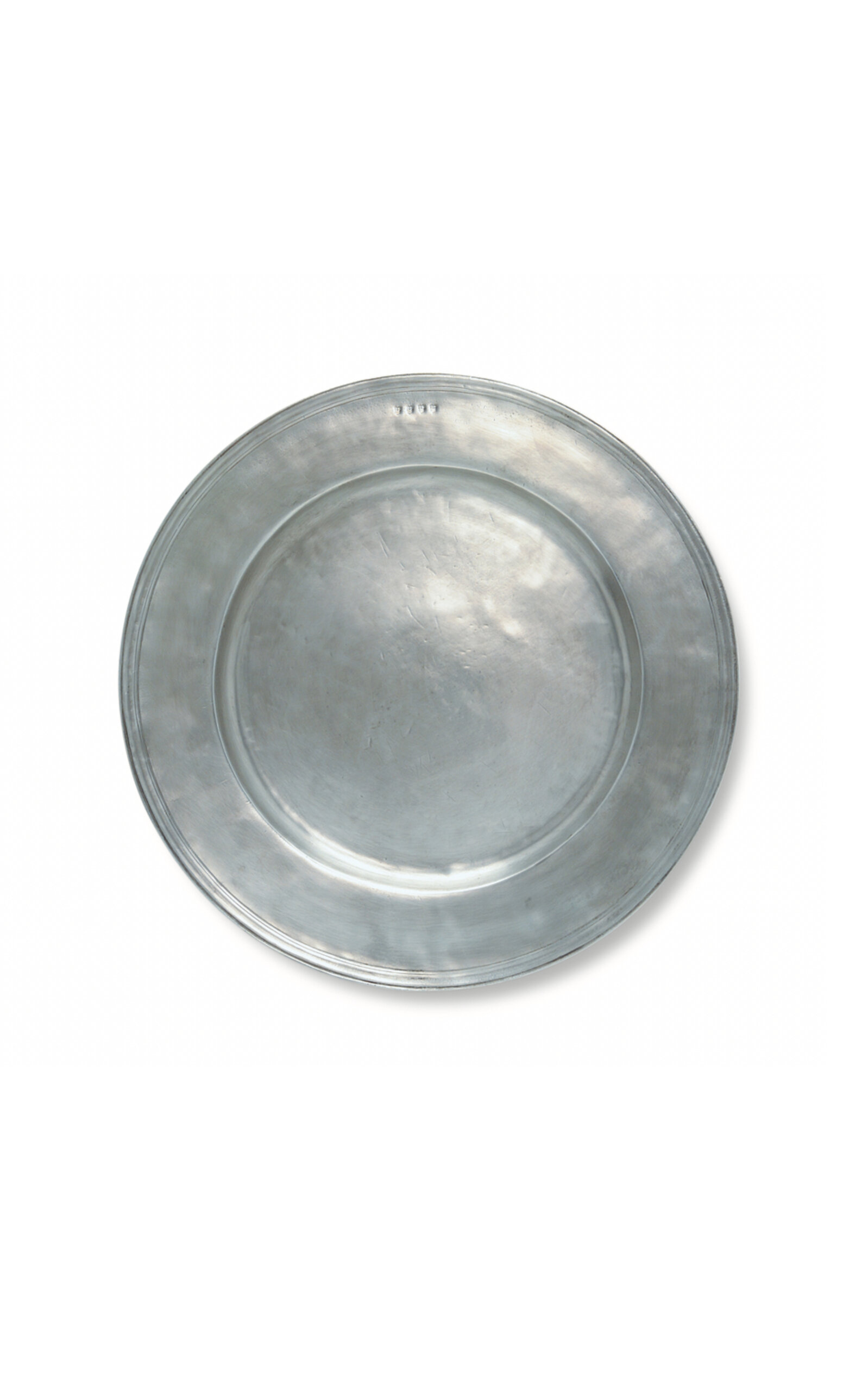 Match Round Platter; Medium In Metallic