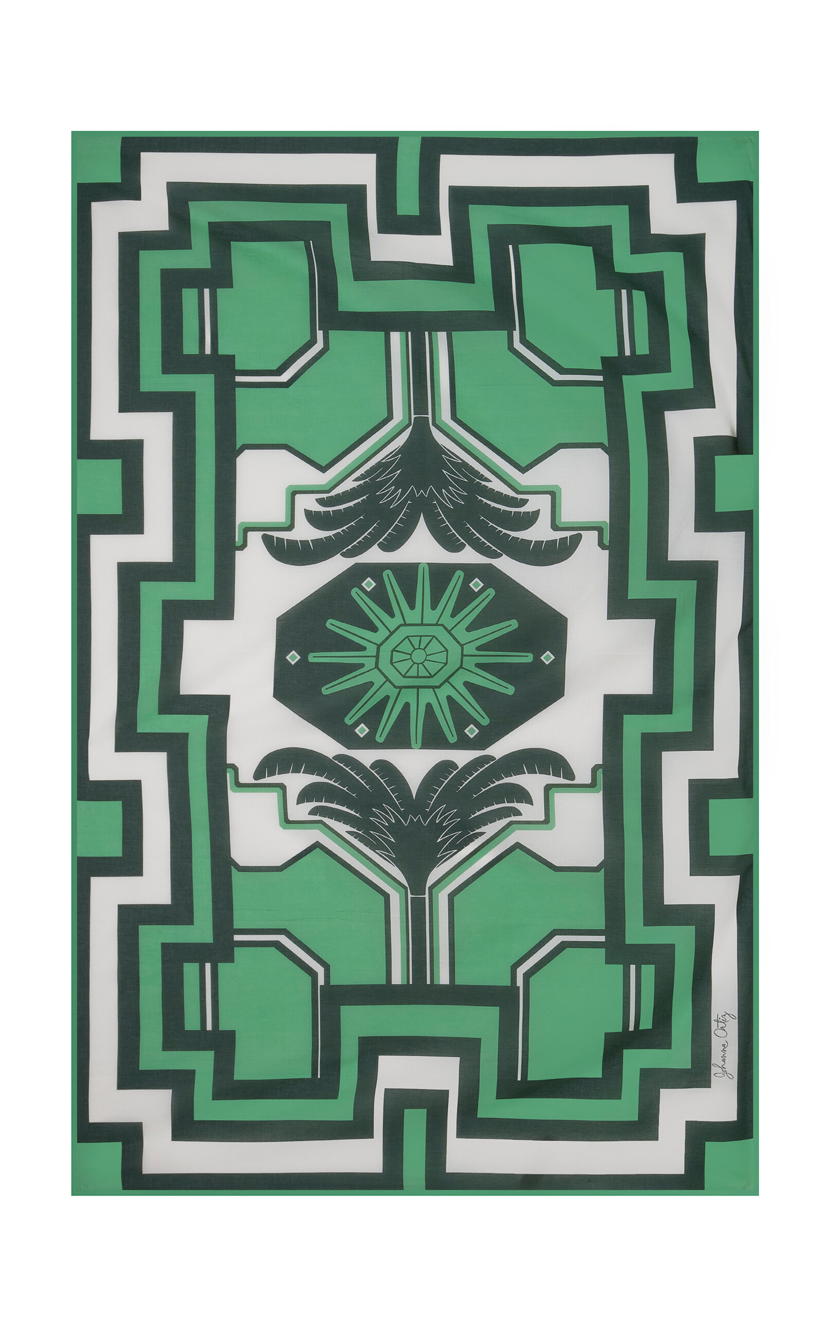 Johanna Ortiz Saced Sun Pareo In Green