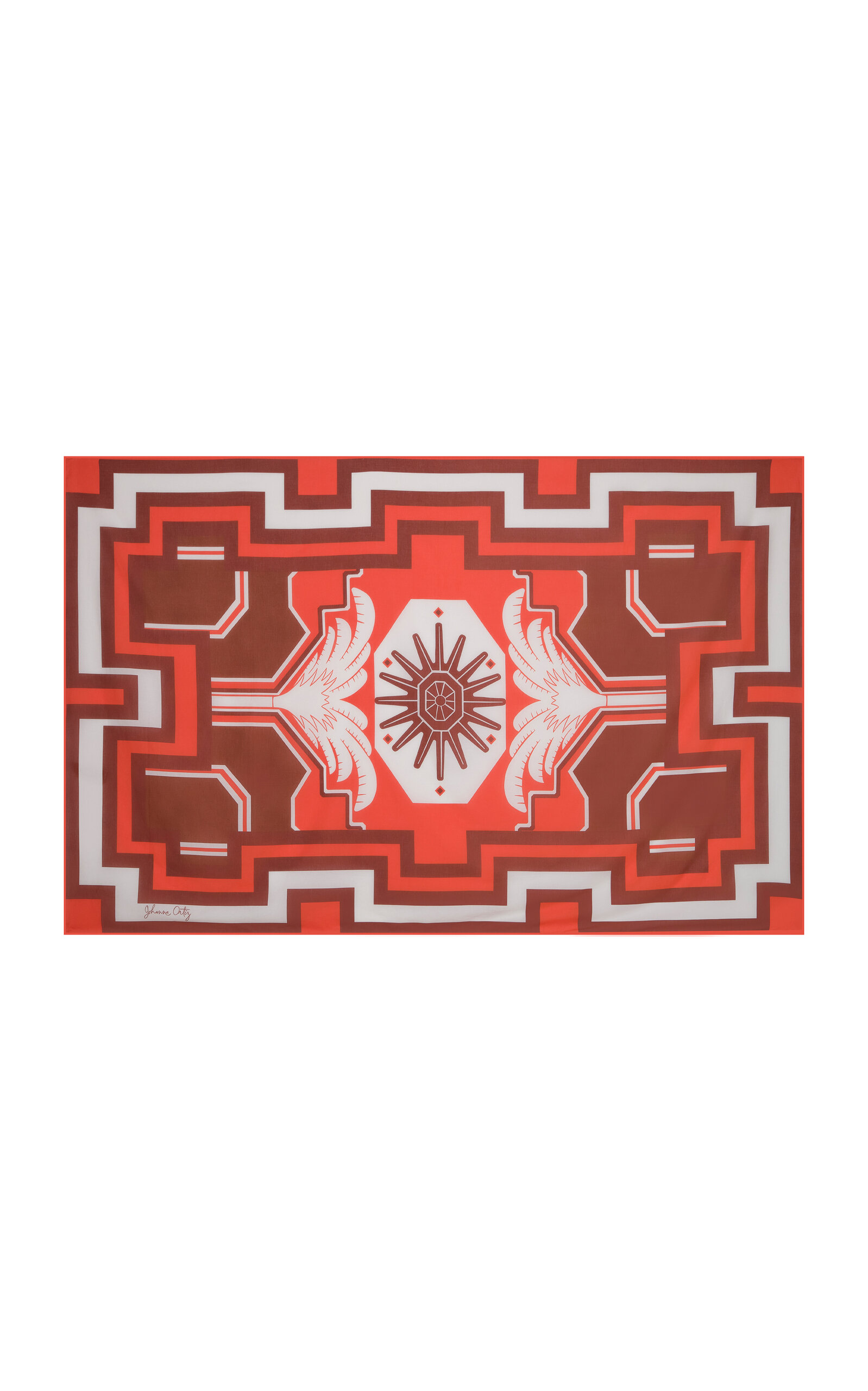 Johanna Ortiz Sacred Sun Pareo In Red