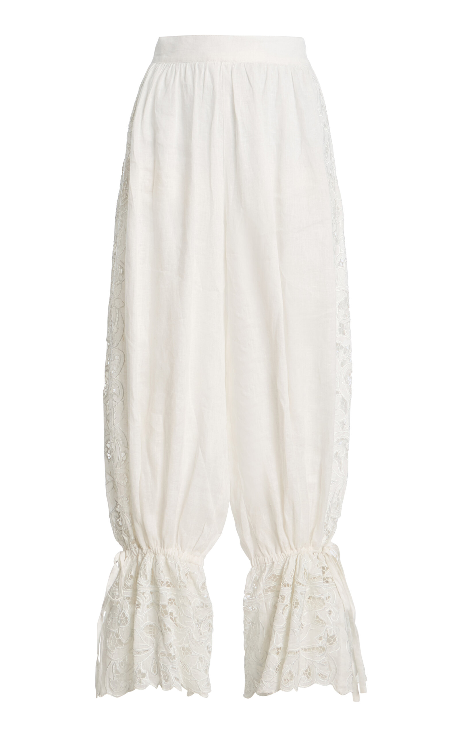 All That Remains Exclusive La Isla Carlota Cotton Lace Wide-Leg Pants | Thumbnail 11