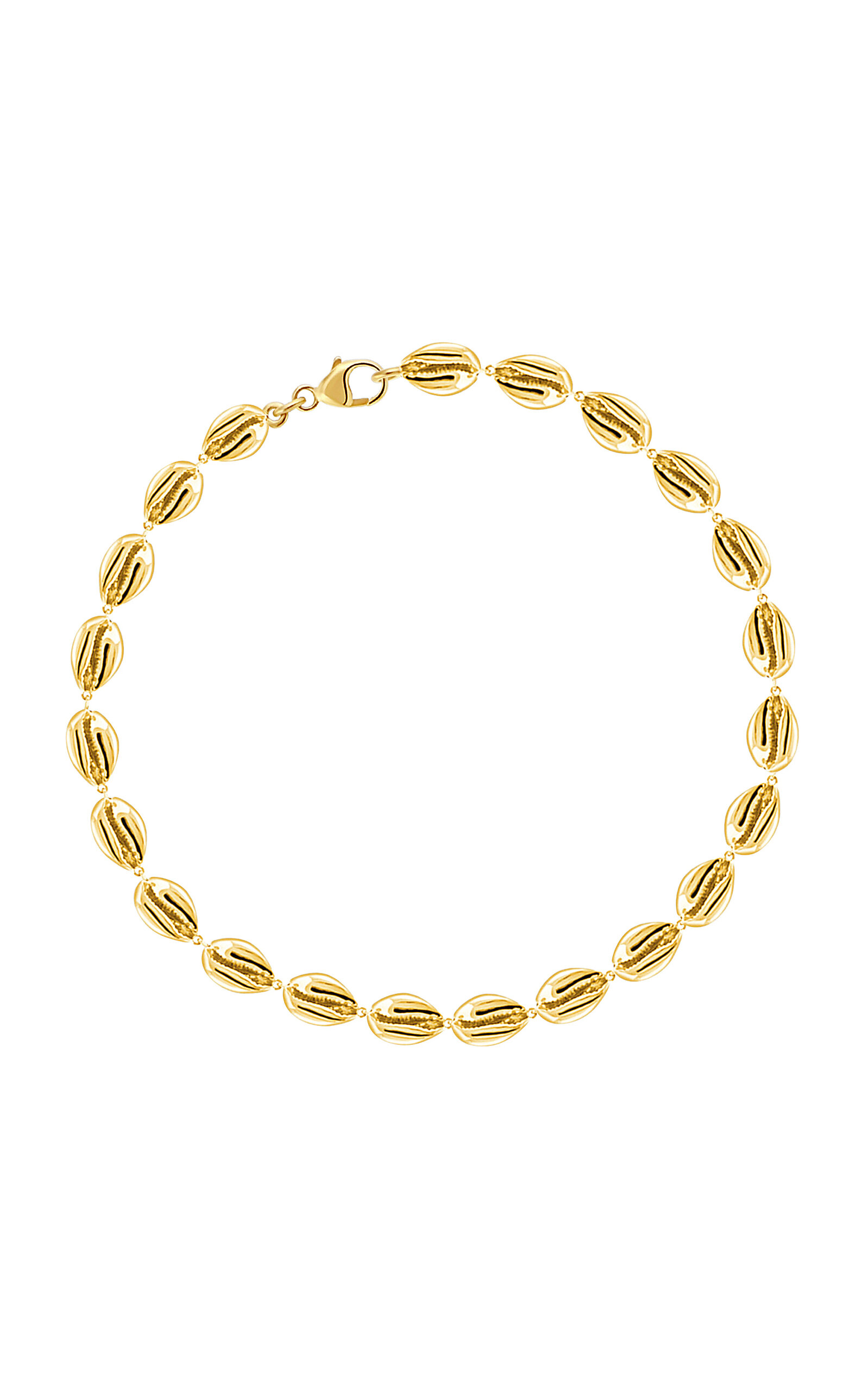 Almasika Le Cauri Endiamanté 18k Yellow Gold Tennis Bracelet