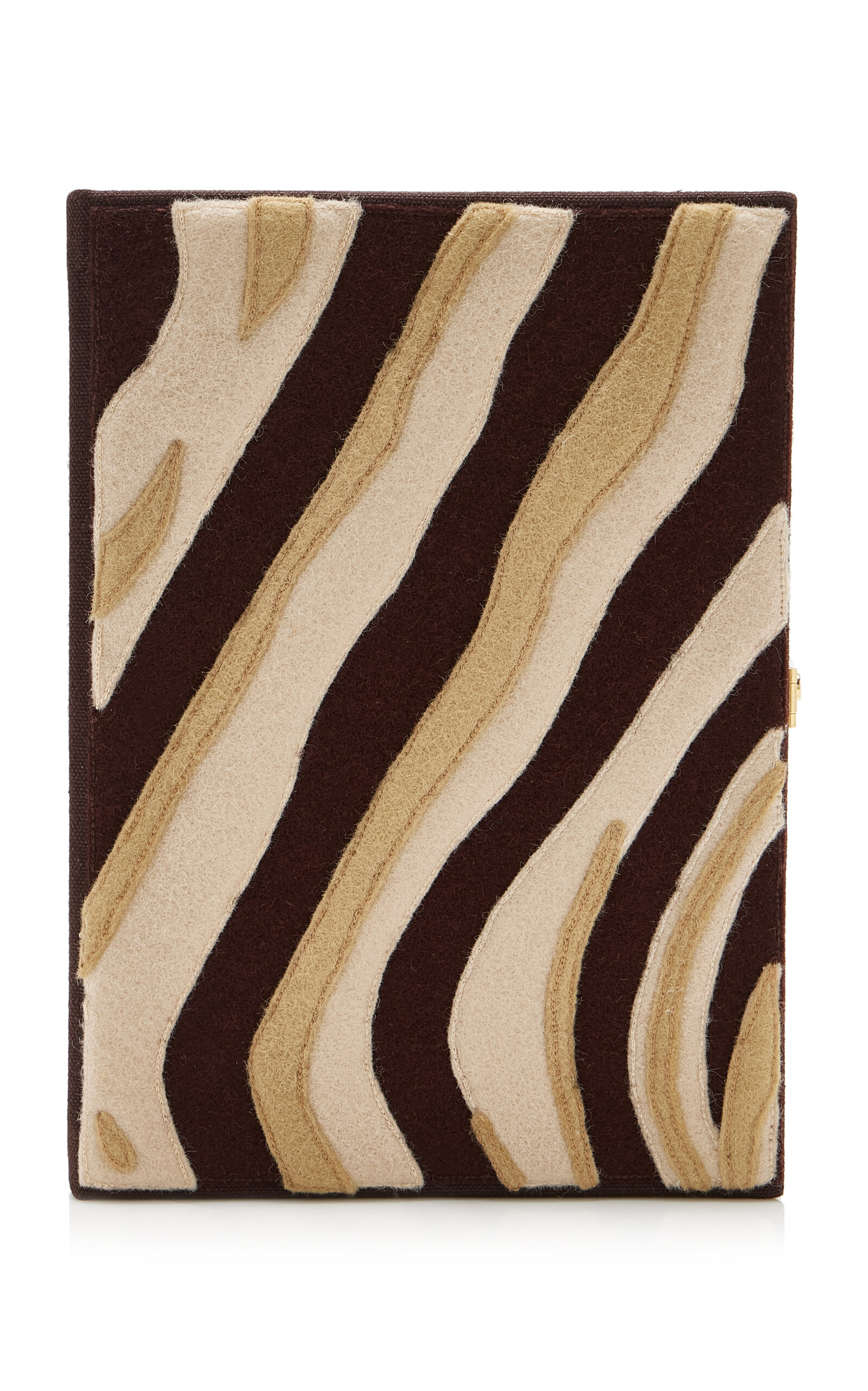 Olympia Le-Tan Exclusive La Isla Tiger Print Book Clutch