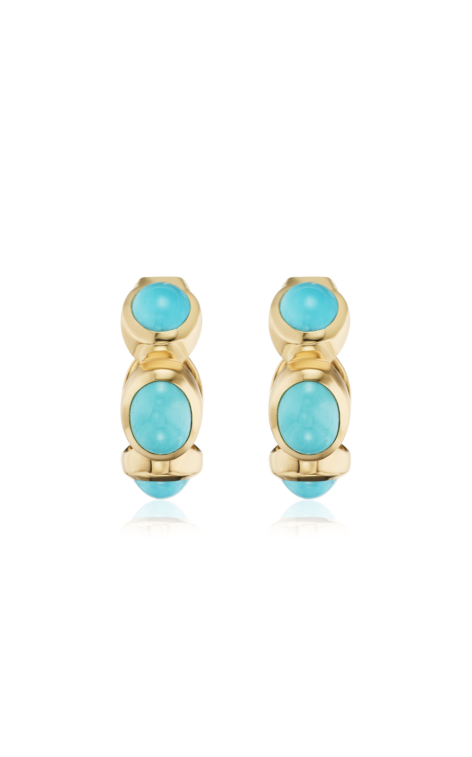 Marlo Laz La Costa 14k Yellow Gold Earrings