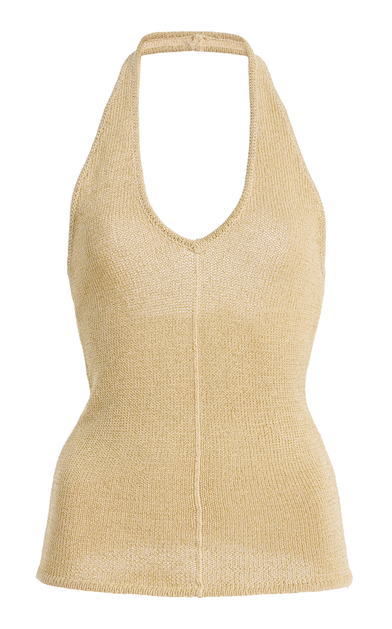 Zulu & Zephyr Exclusive La Isla Lurex Knit Halter Top | Thumbnail 7