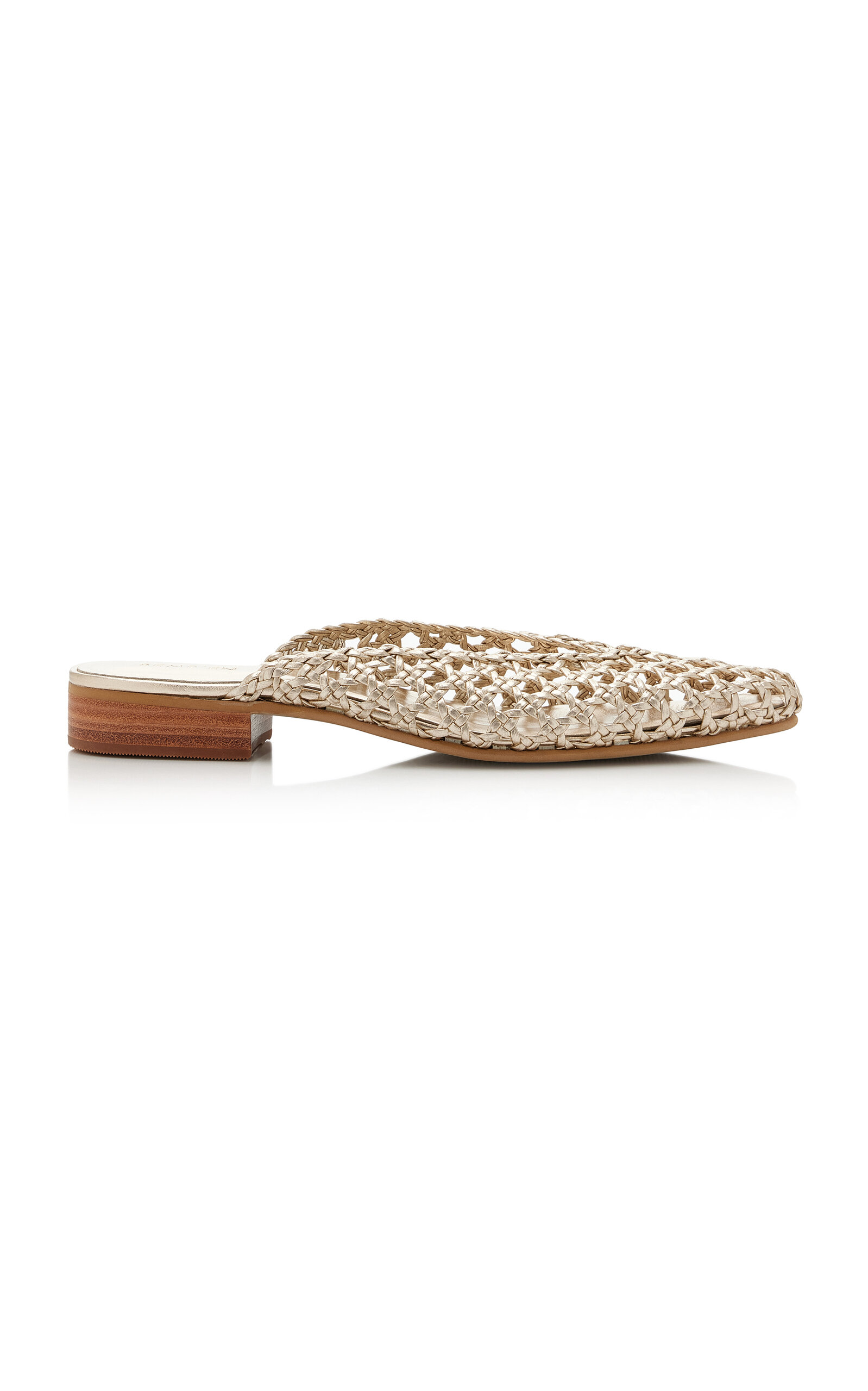 Bembien Exclusive La Isla Faye Woven Leather Mules