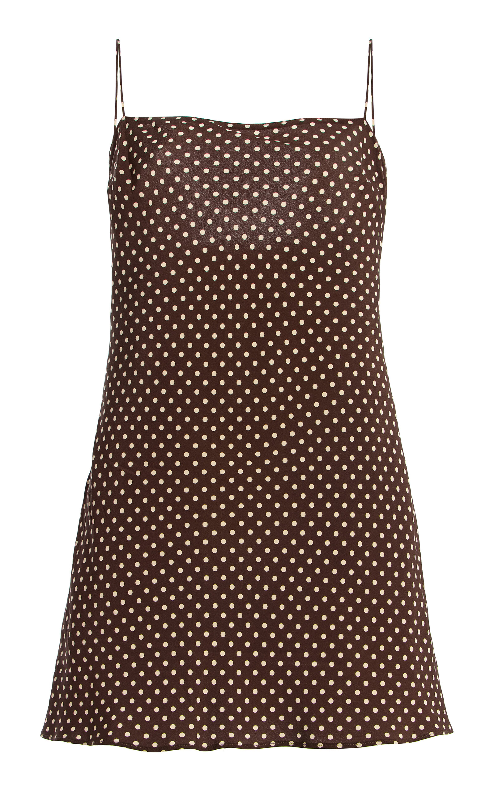 Matteau Square Silk Slip Mini Dress - Women's Clothing