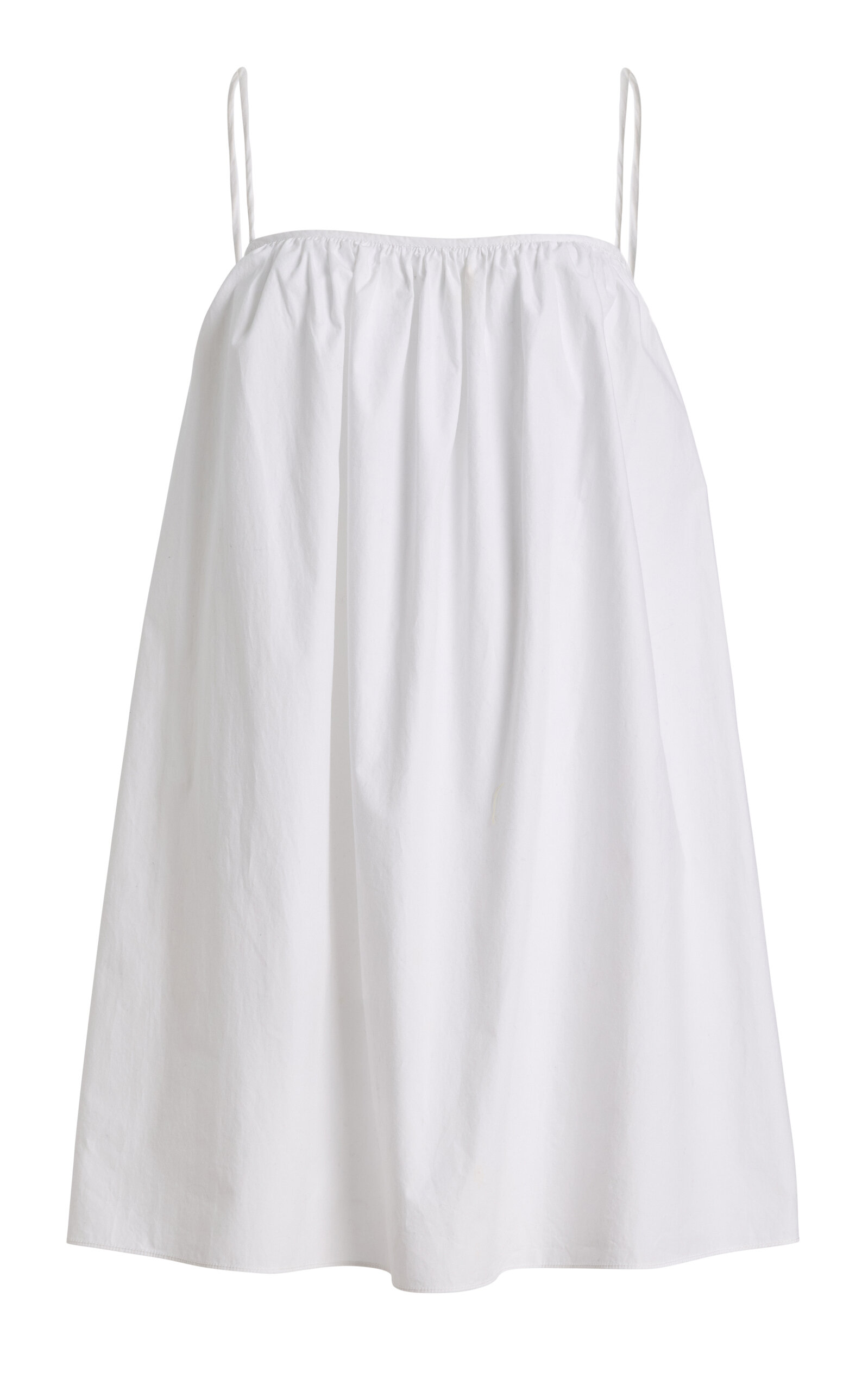 Matteau Square Cotton Cami Dress In White