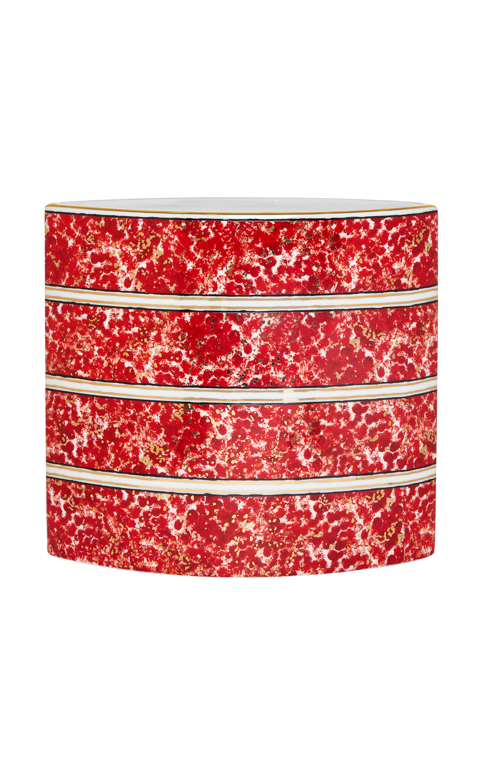 Tania Bulhoes Plaza Athenee Oval Large Vase - Red