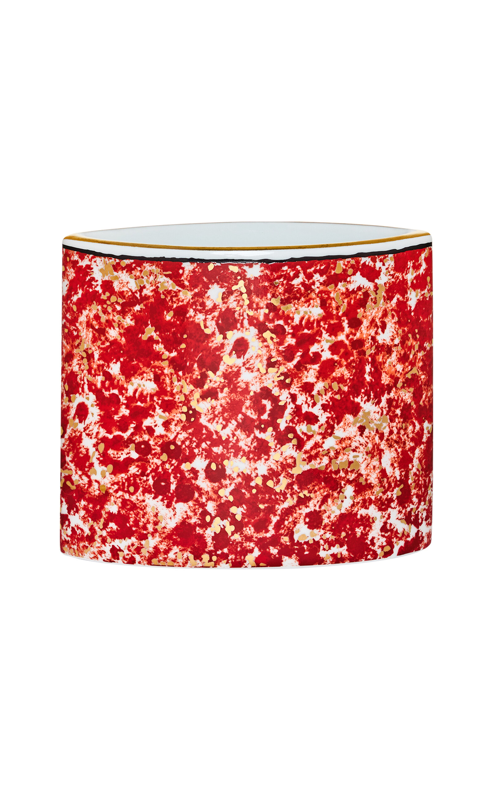 Tania Bulhoes Plaza Athenee Oval Small Vase - Red