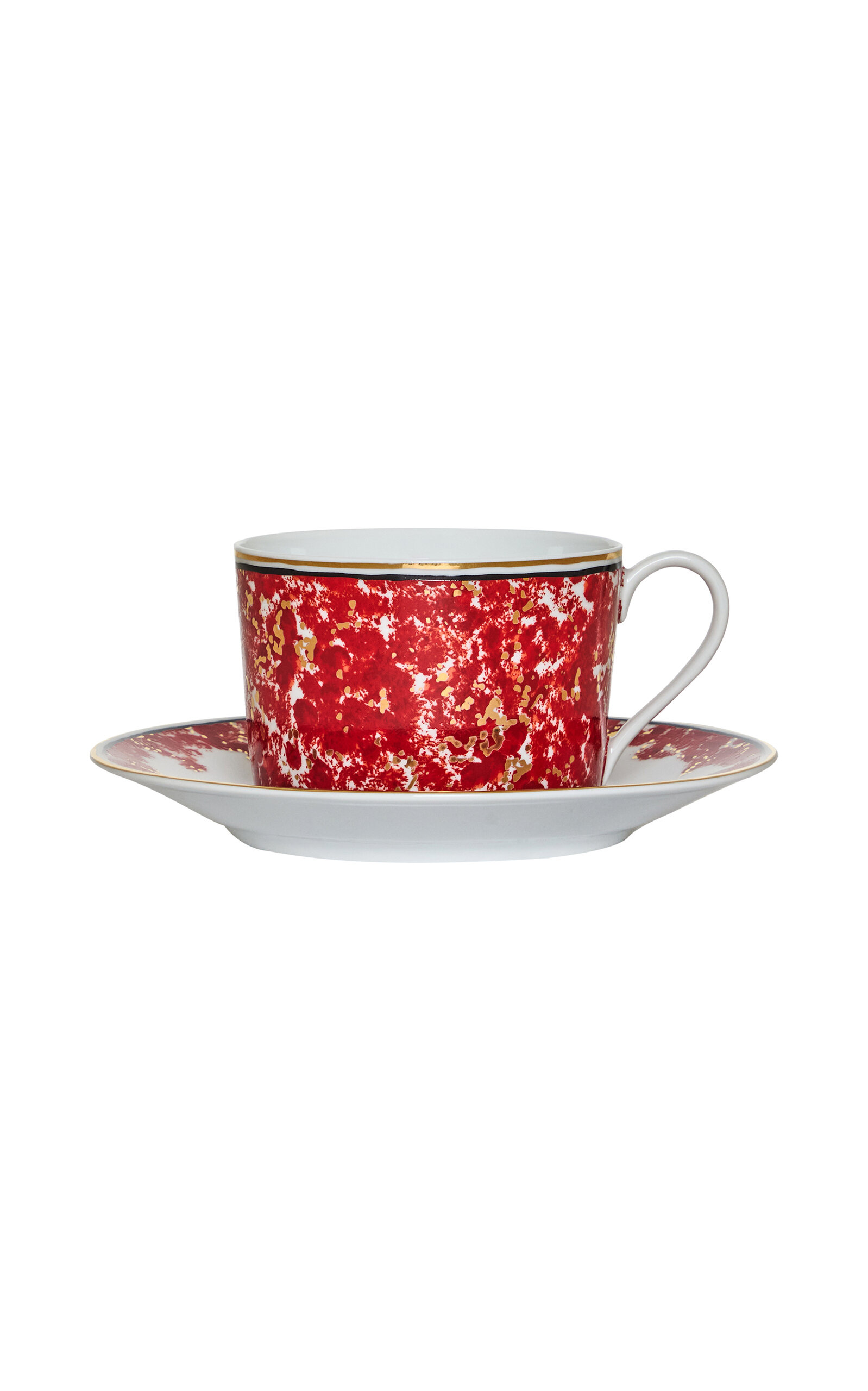 Tania Bulhoes Plaza Athenee Tea Cup and Saucer - Multi