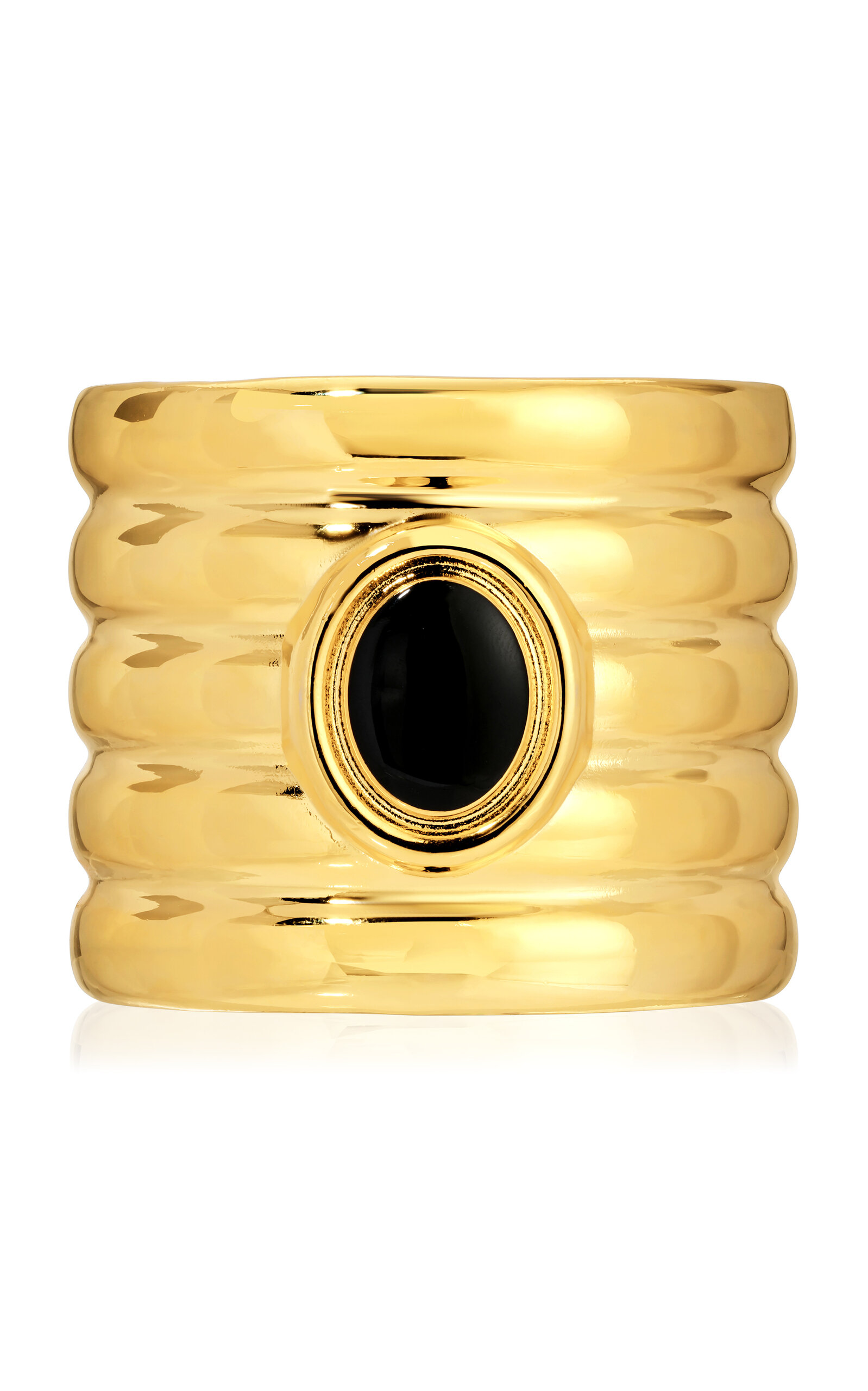 Heaven Mayhem Clarke 18k Gold-plated Cuff In Gold