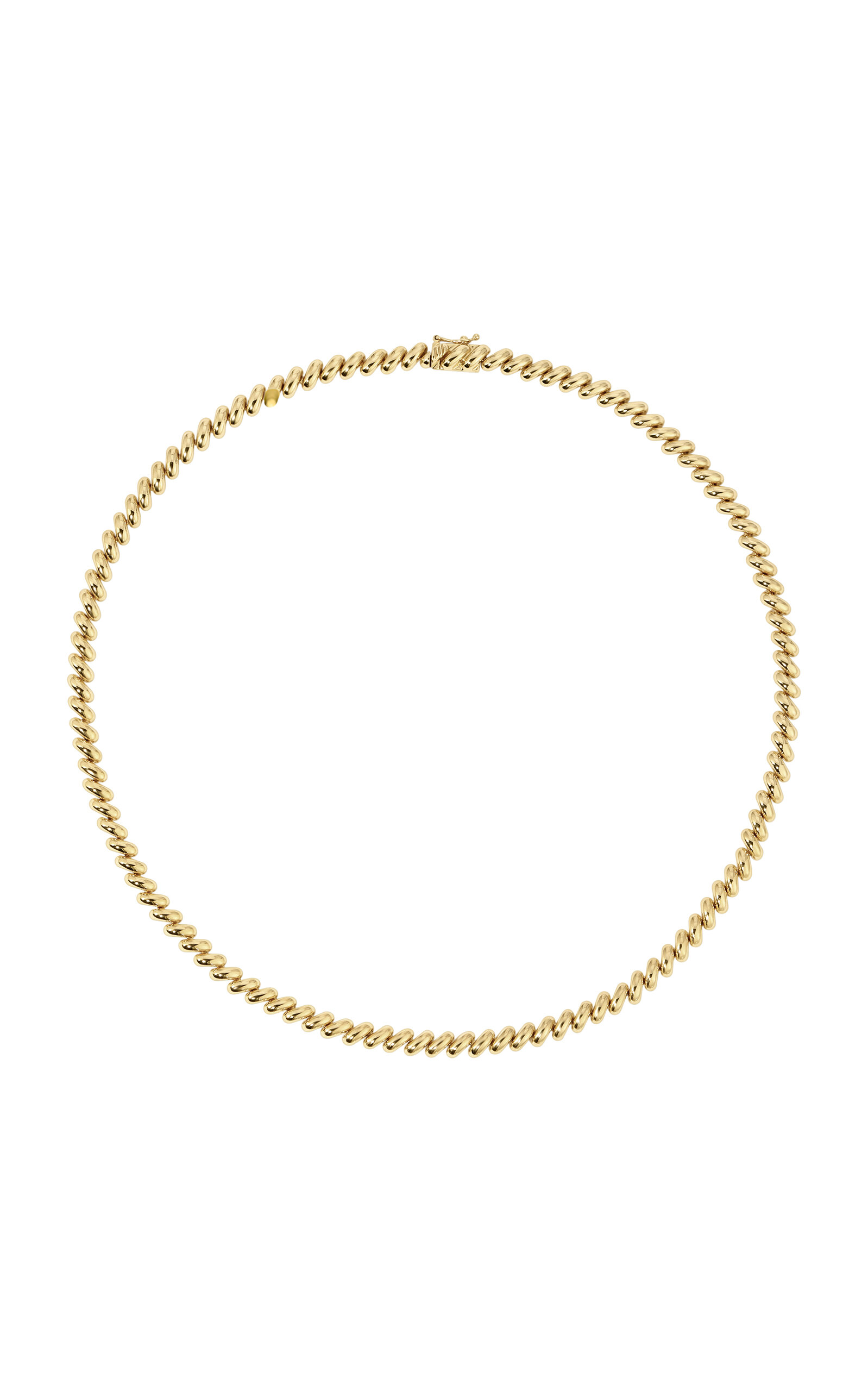 Anita Ko 18k Yellow Gold Gold Coil Choker In Gold