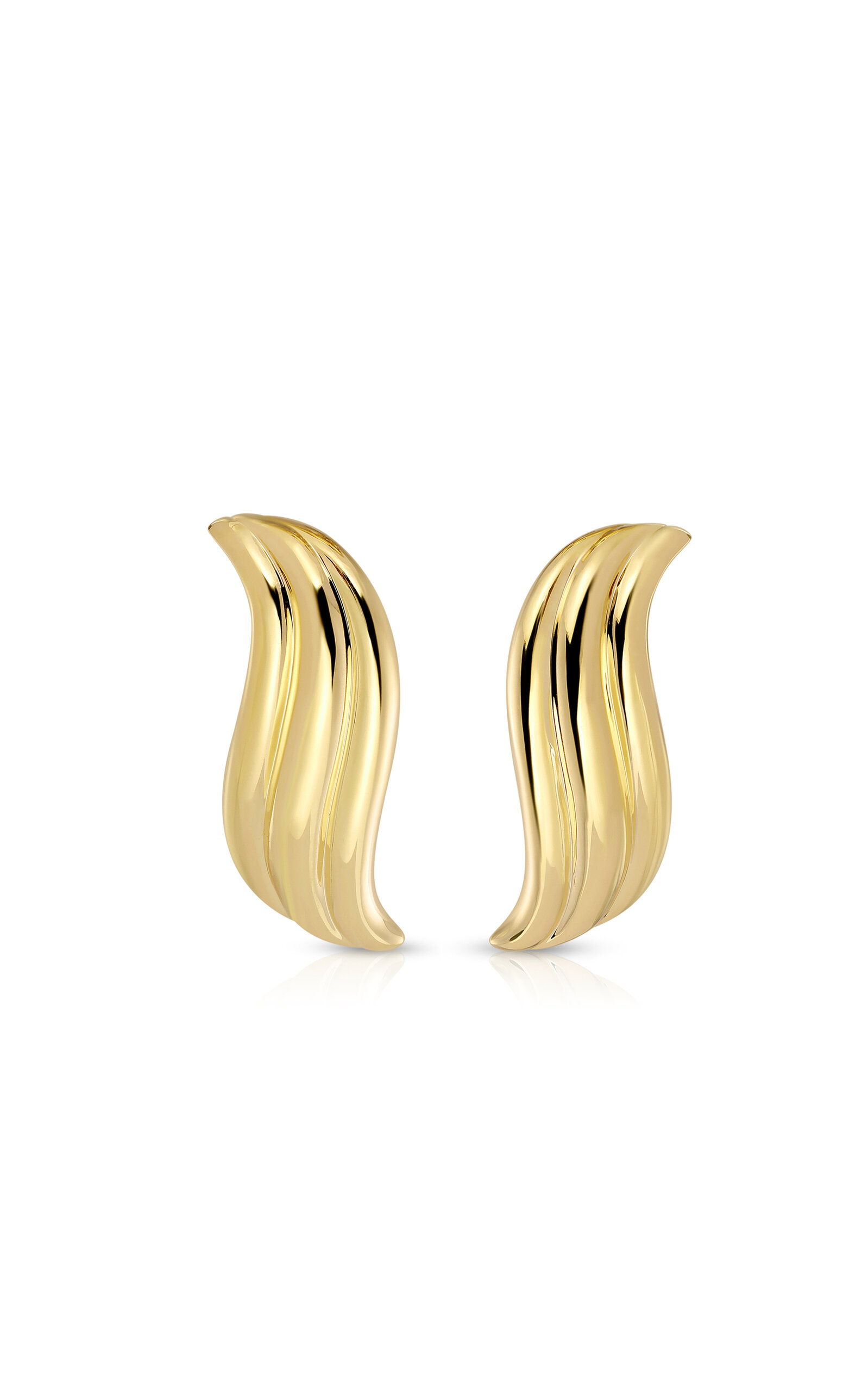 Anita Ko 18k Yellow Gold Small Celeste Earrings In Gold