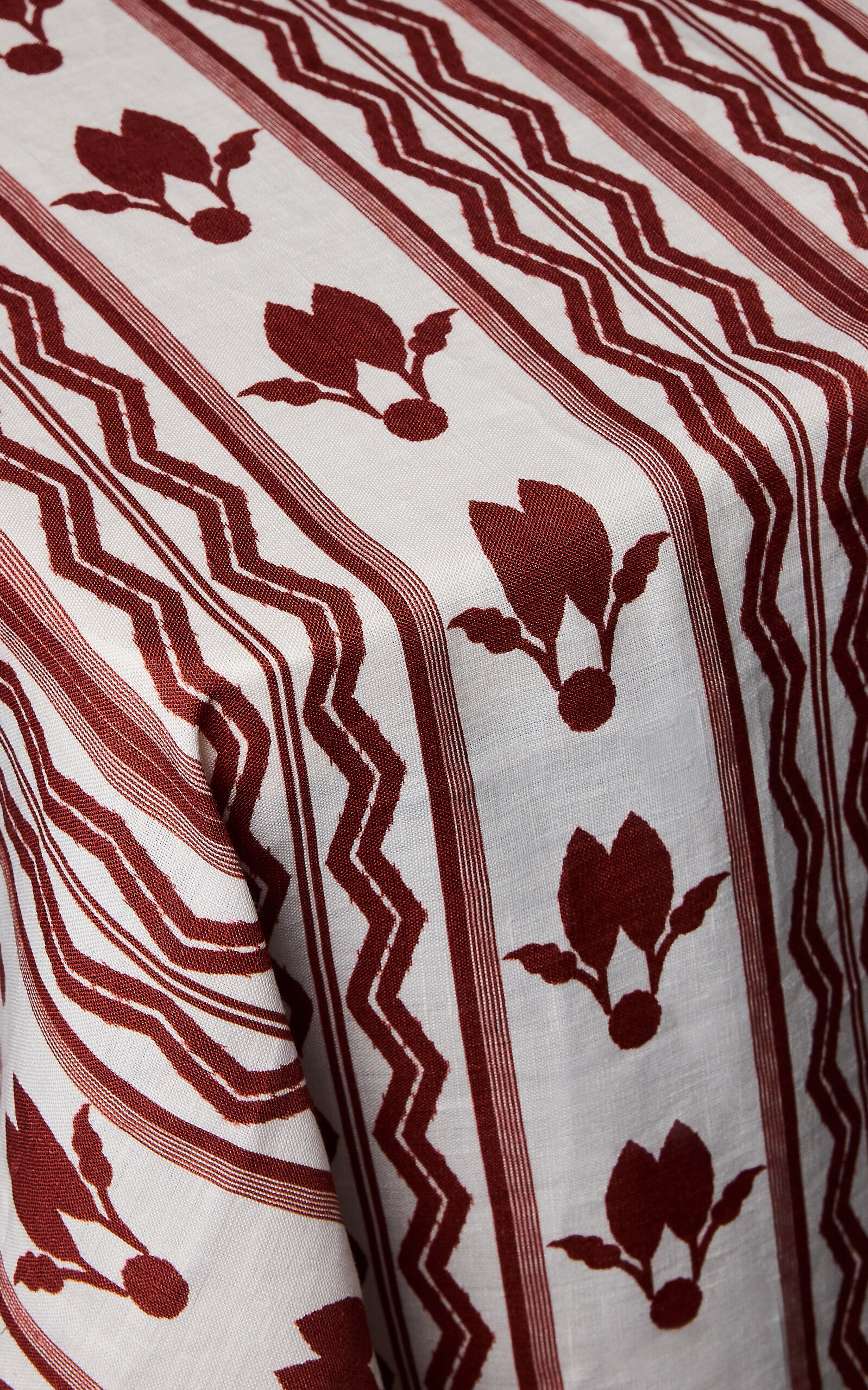 Ascher Les Allées De Pins Tablecloth - Red