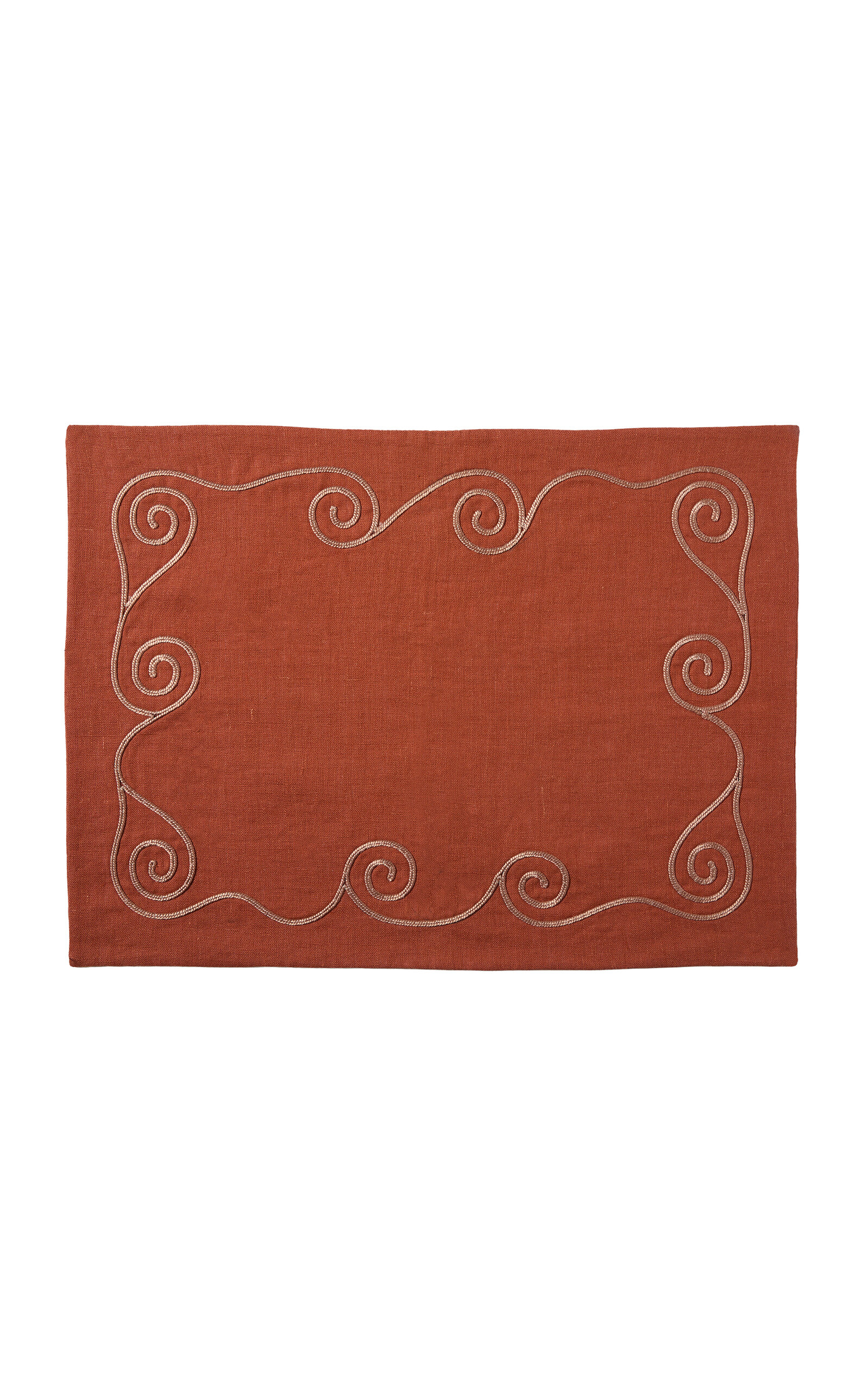 Ascher Les Spirales Placemat In Orange