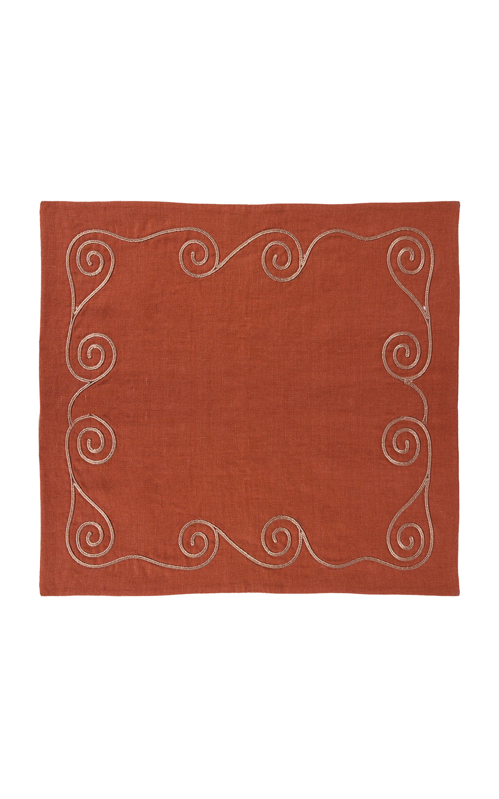 Ascher Exclusive Les Spirales Napkin - Coral