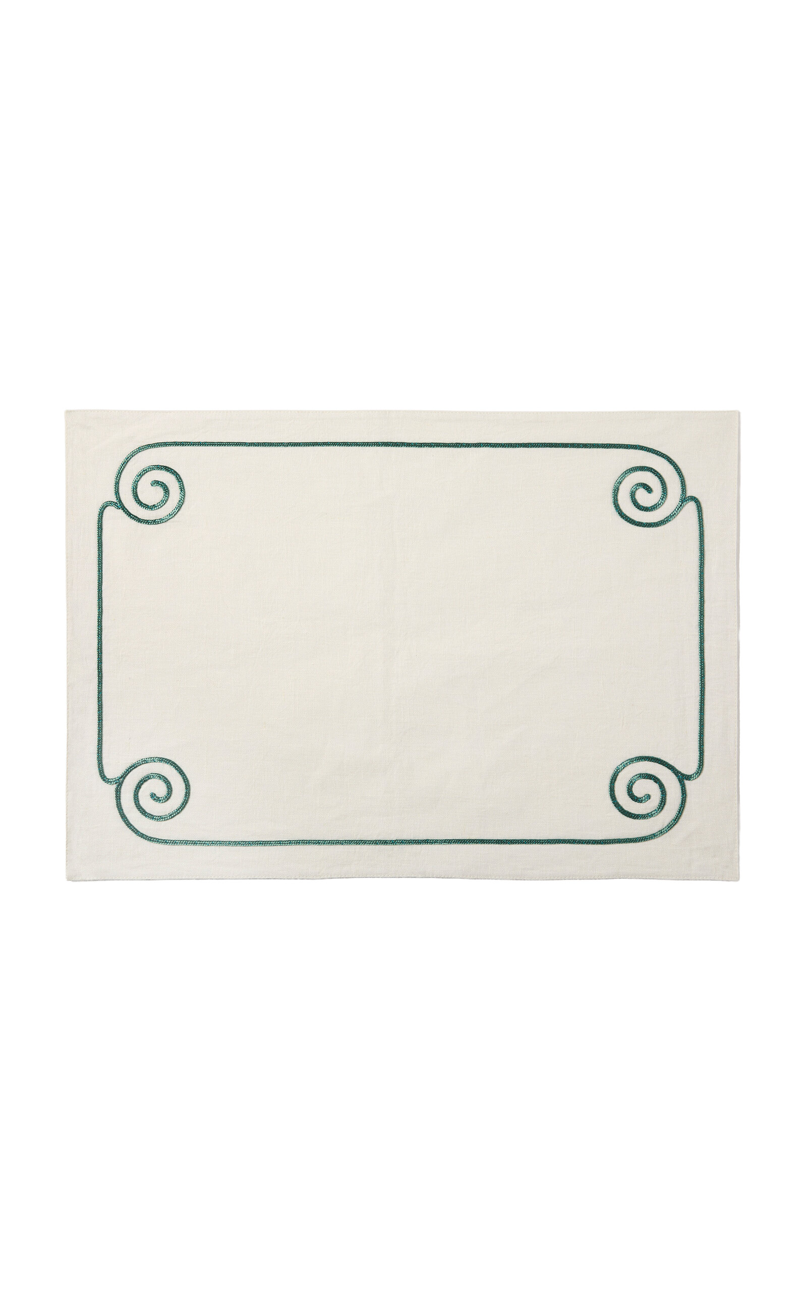 Ascher Exclusive Les Ondes Placemat Neige - White