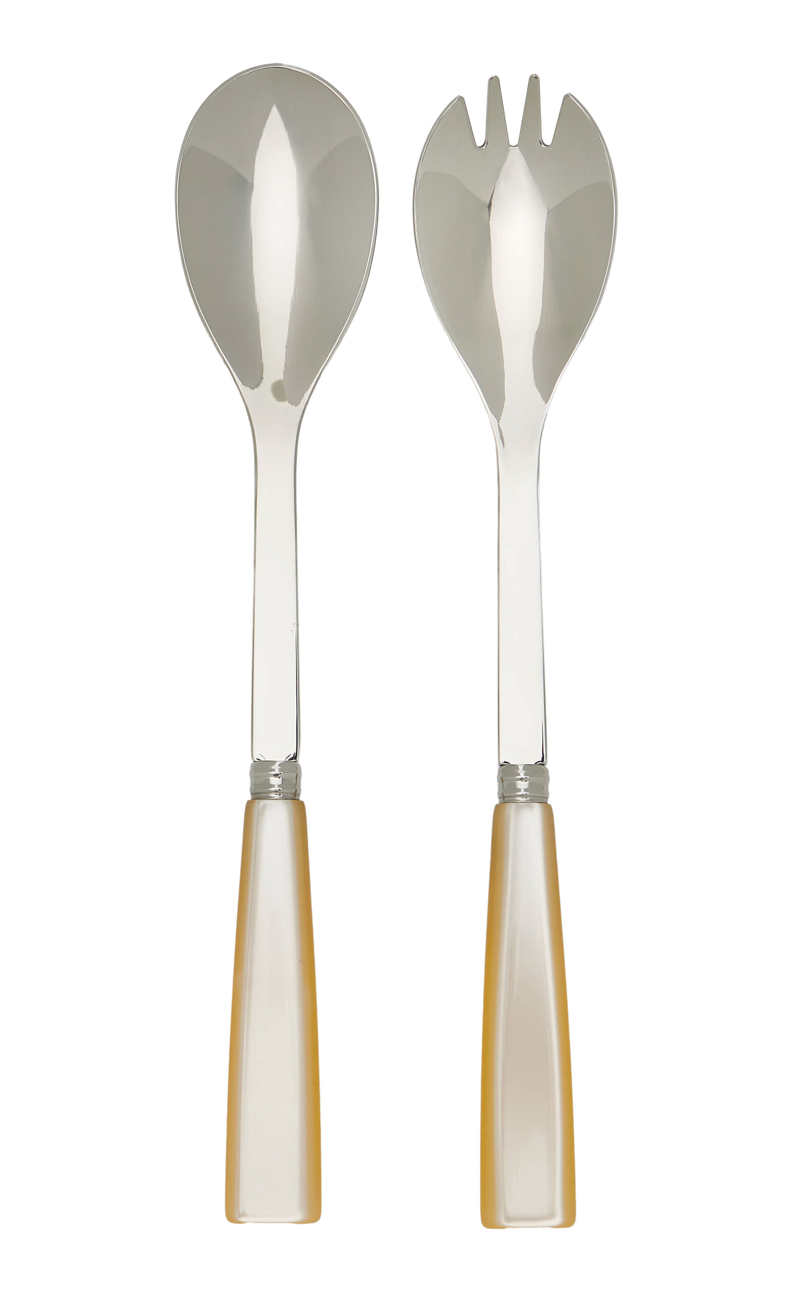 Sabre Icône Salad Cutlery Set - White
