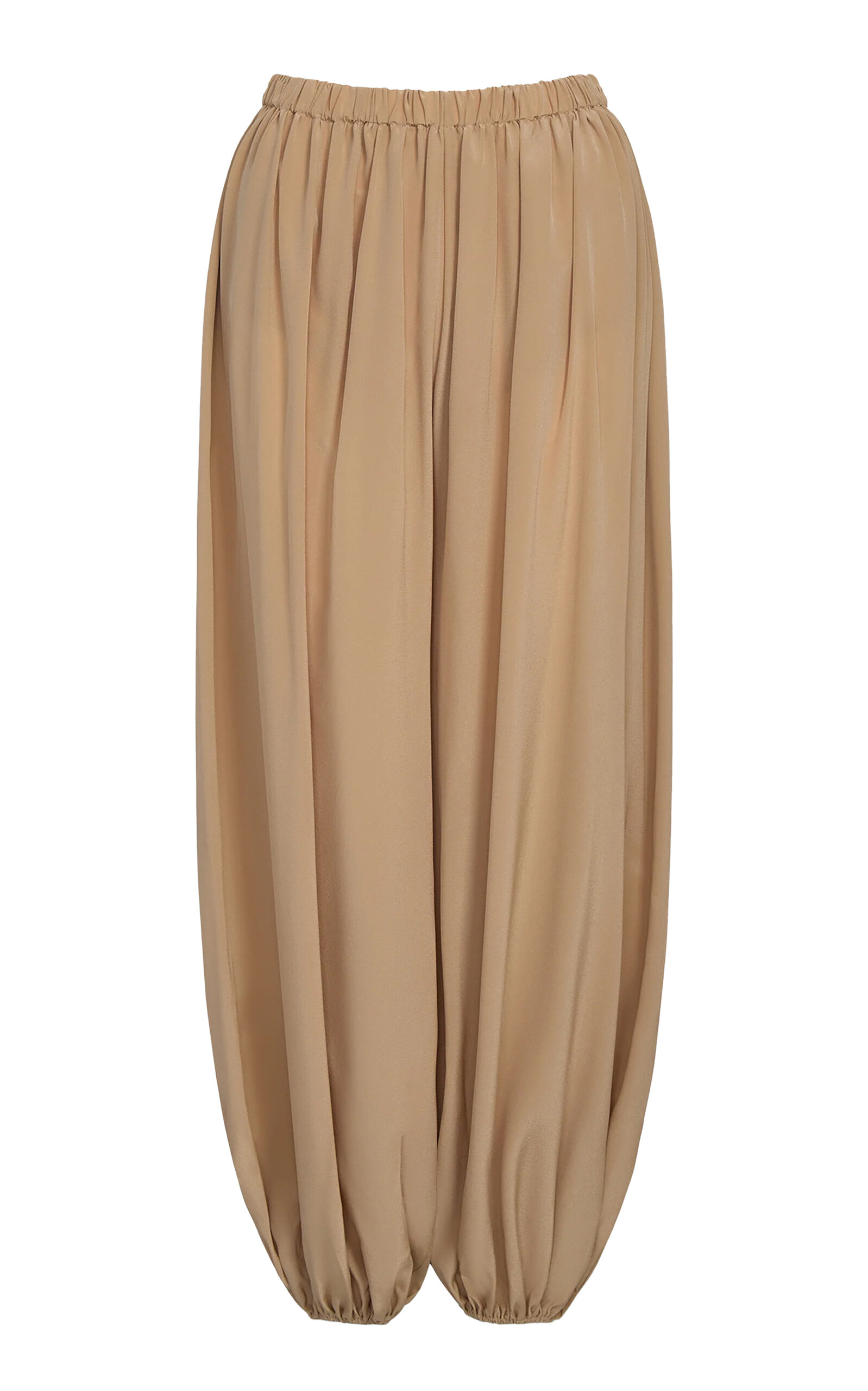 Aflalo Lolana Silk Pants In Brown