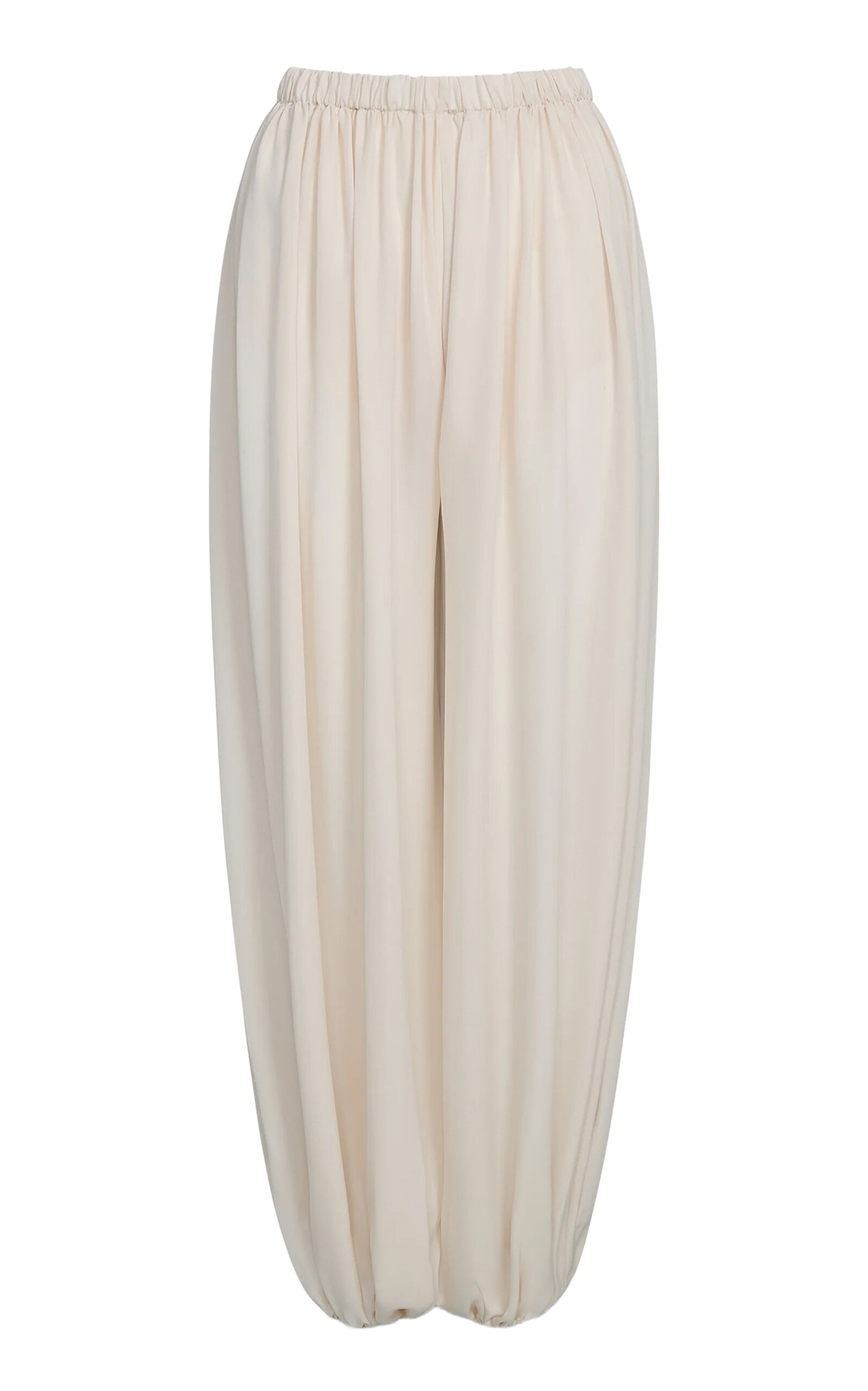 Aflalo Lolana Silk Pants In White