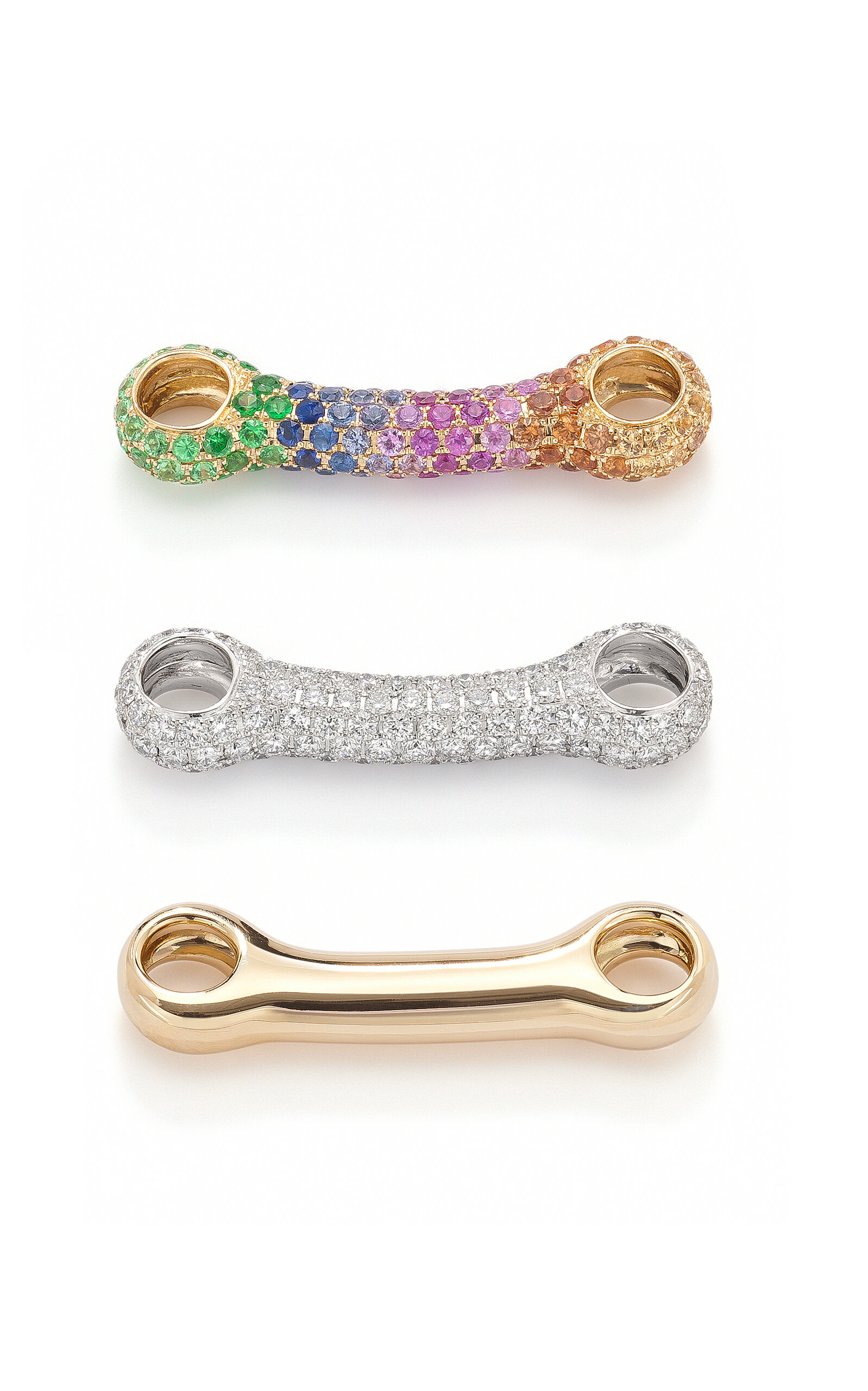 Robinson Pelham 18ct Yellow Gold Identity Bar In Gold