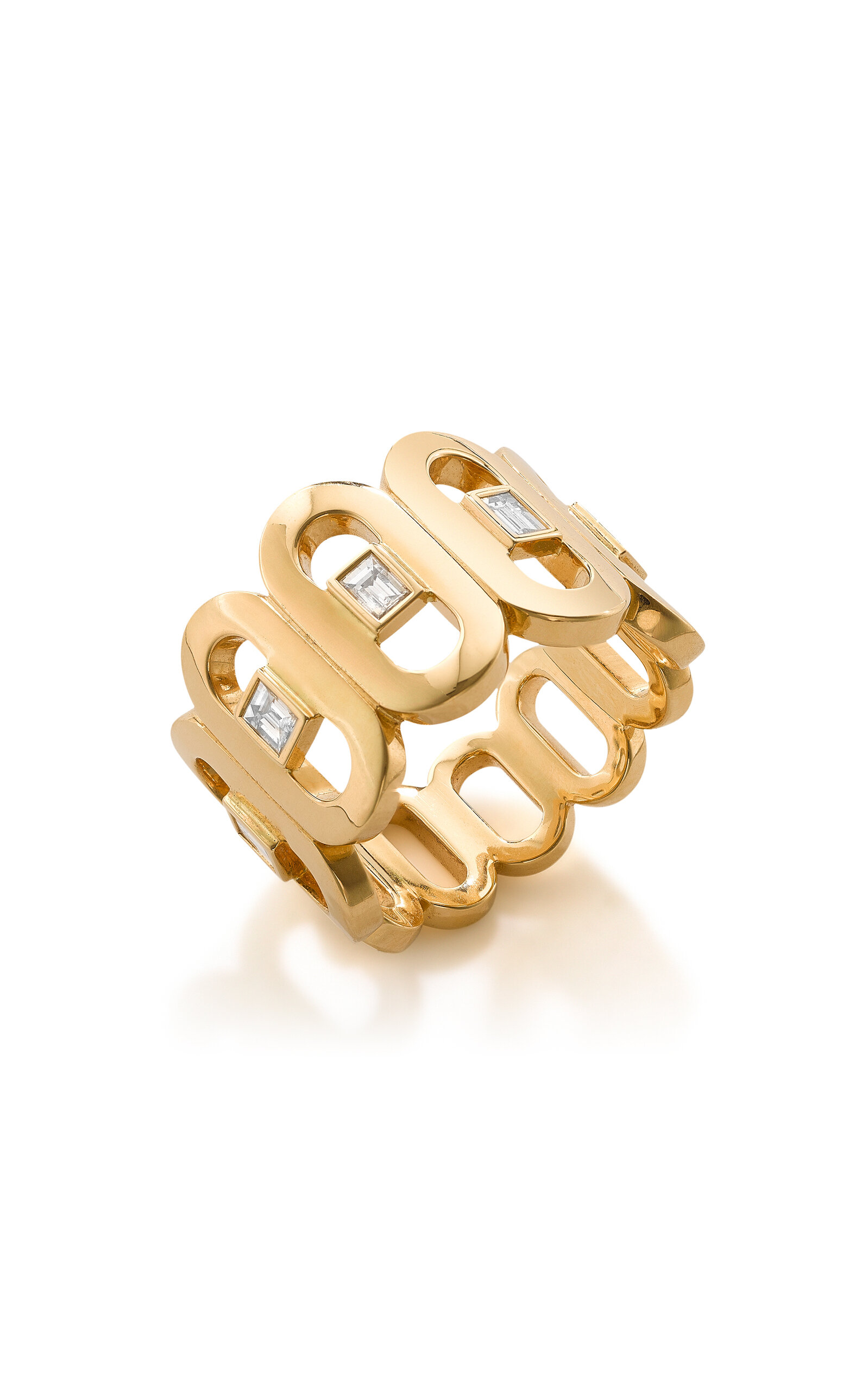 Robinson Pelham 18ct Yellow Gold Carola Ring In Gold