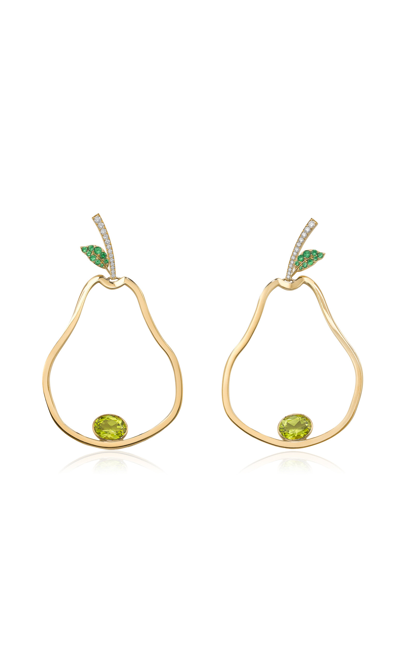Robinson Pelham 14ct Yellow Gold Fruit Earrings In Gold