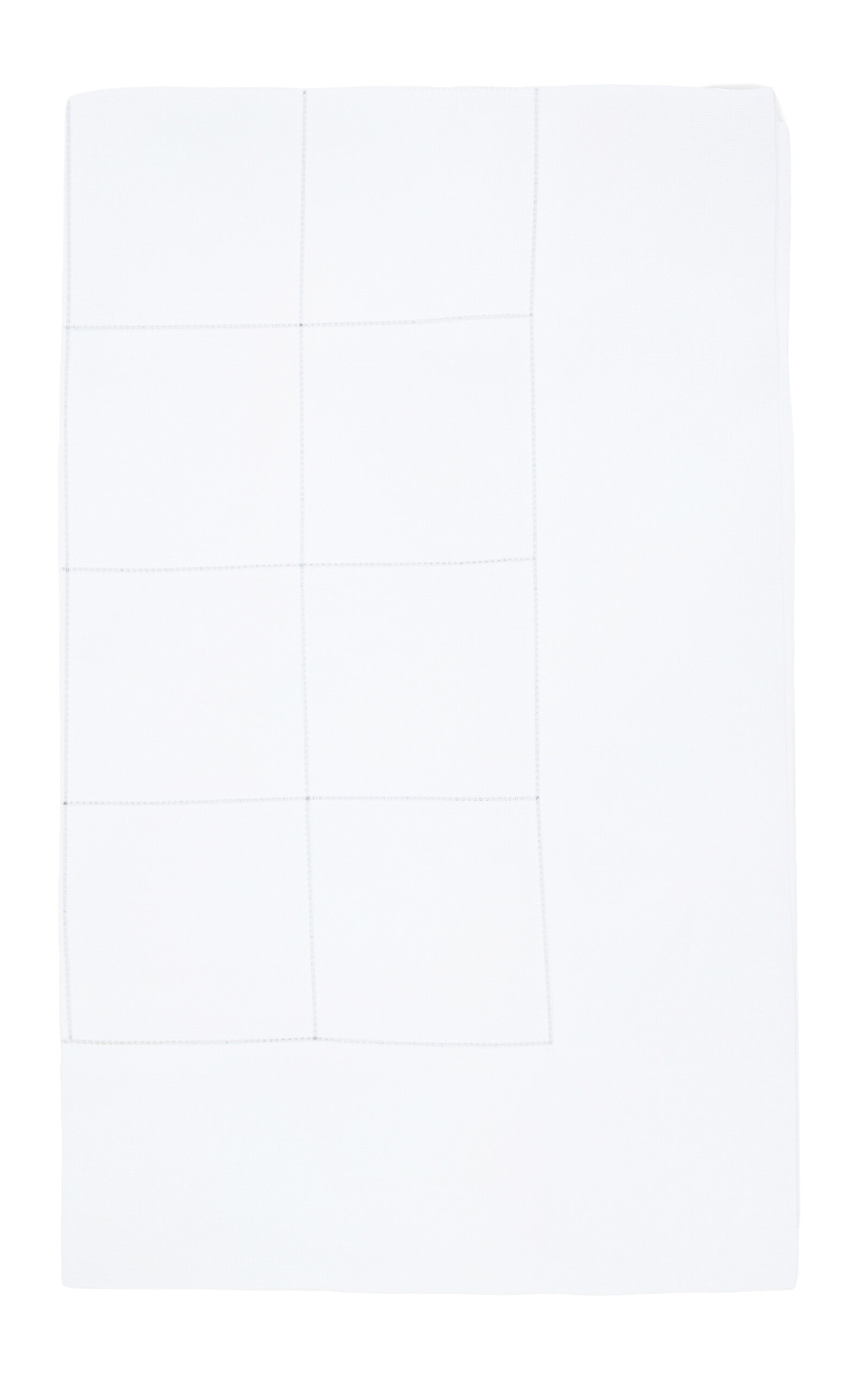 Attersee Geometric A-jour Table Runner In White