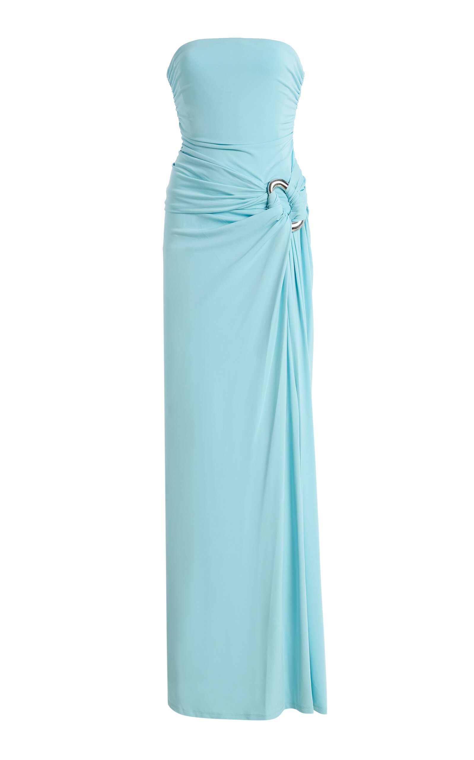 Simkhai Emma Jersey Gown In Blue