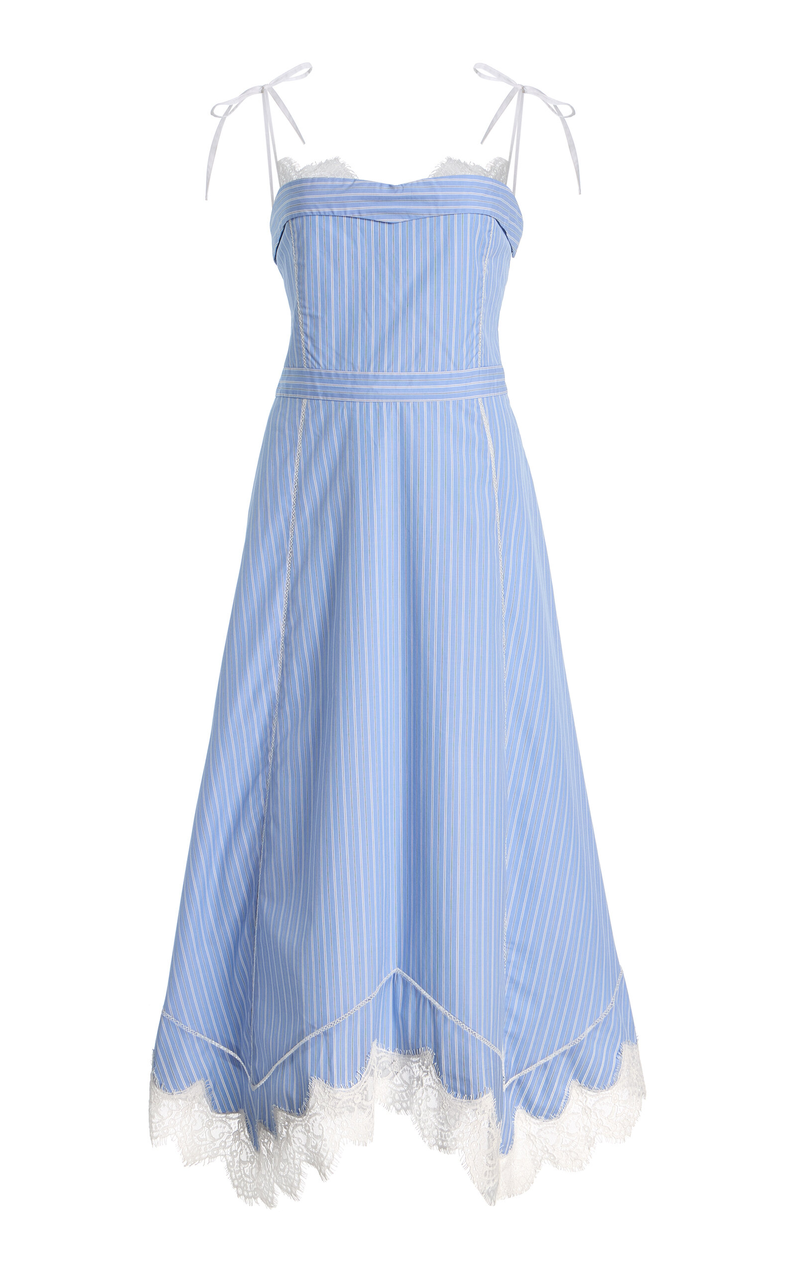 SIMKHAI Avaleigh Lace-Trimmed Cotton Midi Dress | Thumbnail 30 SIMKHAI Avaleigh Lace-Trimmed Cotton Midi Dress | Thumbnail 30