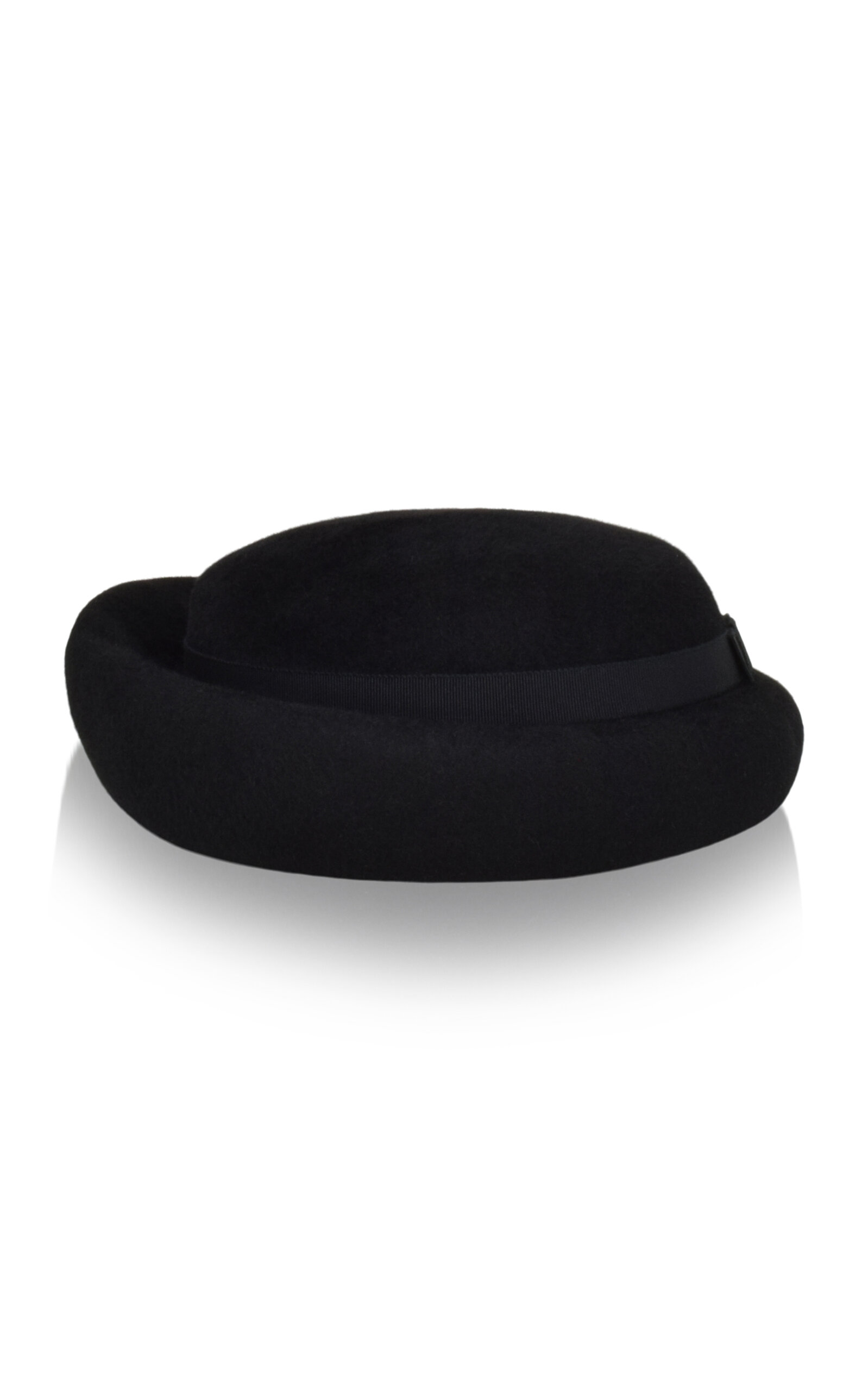 Gigi Burris Laura Wide Cuffed Halo Cap In Black