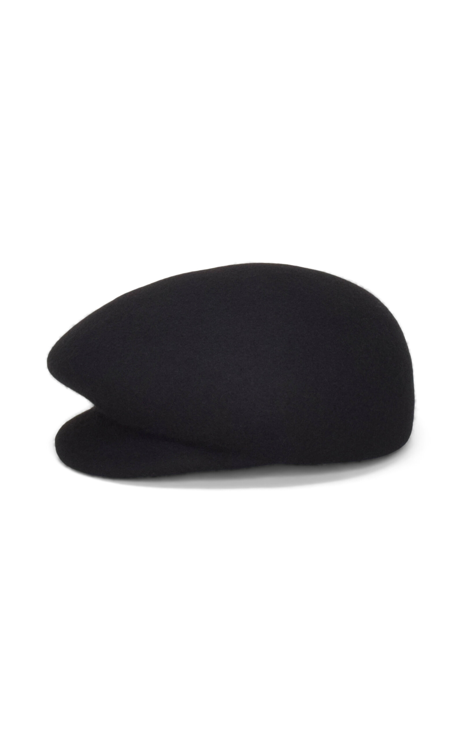Gigi Burris Laurel Sculptural Newsboy Hat In Black