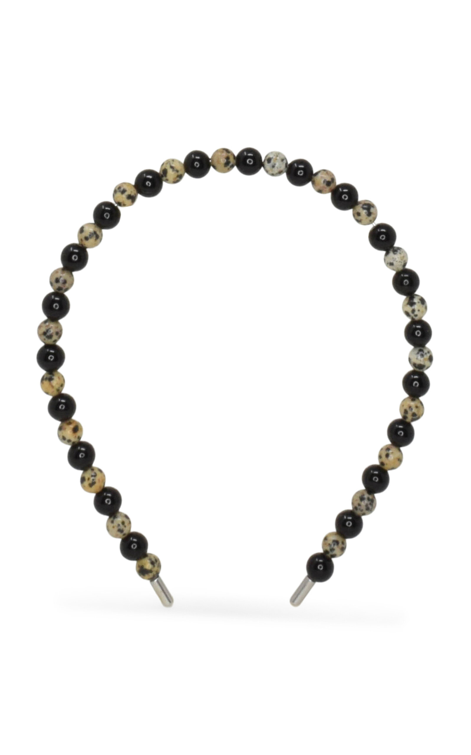 Gigi Burris Ruby Dalmation Headband In Black