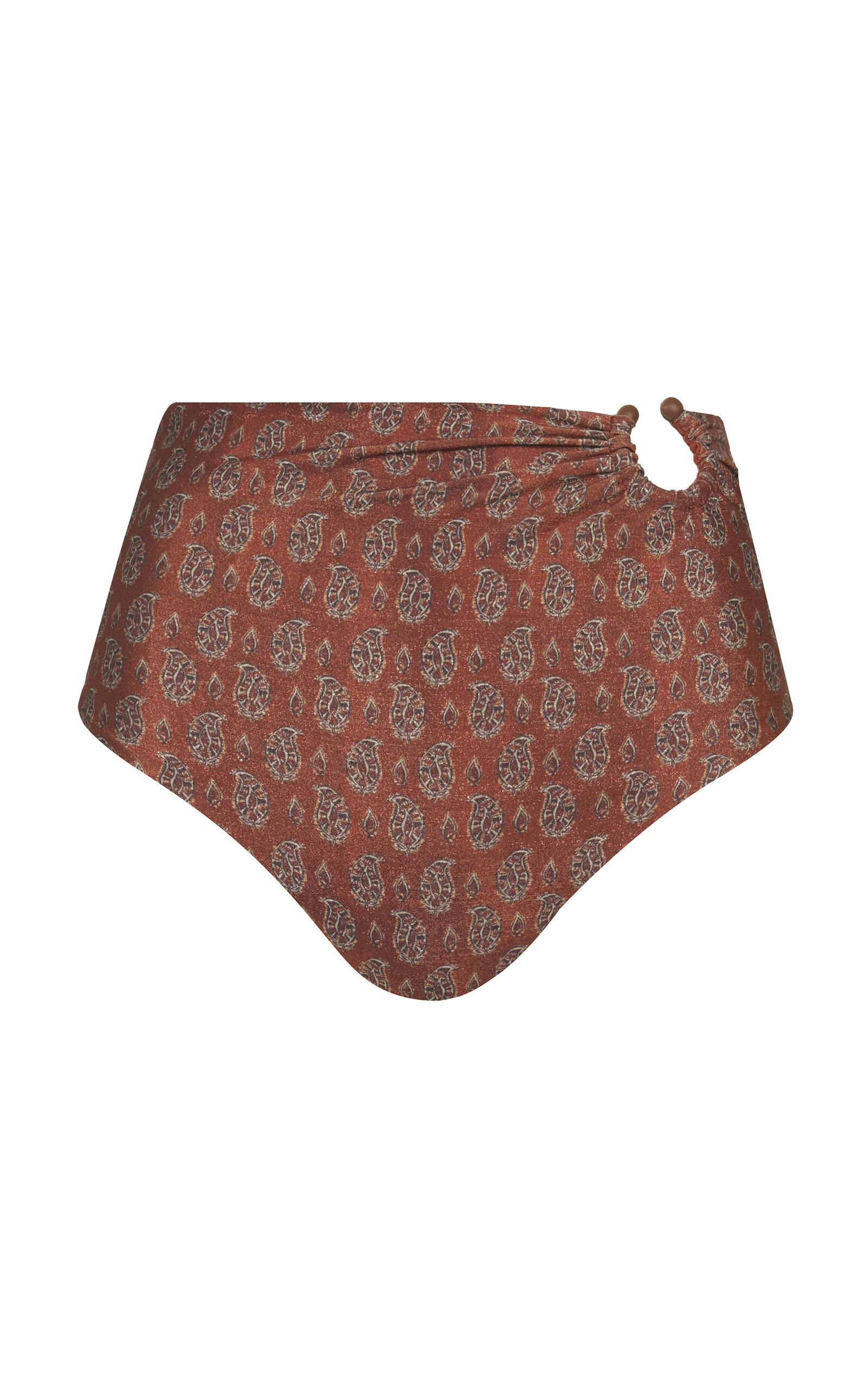 Johanna Ortiz Taita U-ring Bikini Bottom In Brown