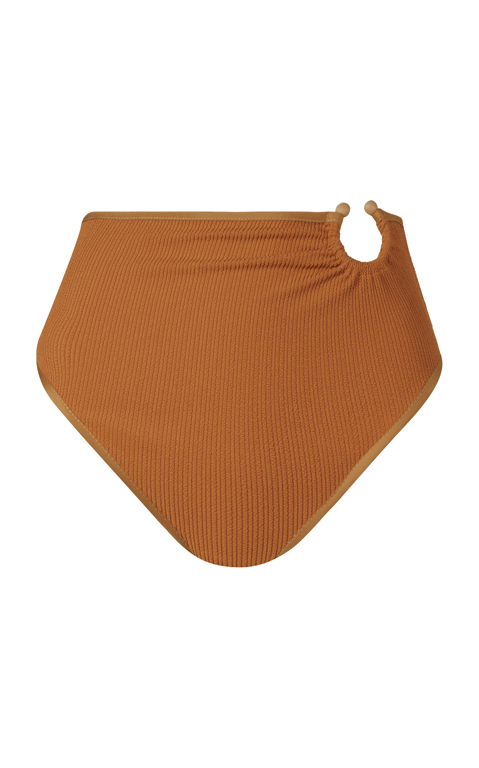 Johanna Ortiz Susurro Del Agua U-ring Bikini Bottom In Brown