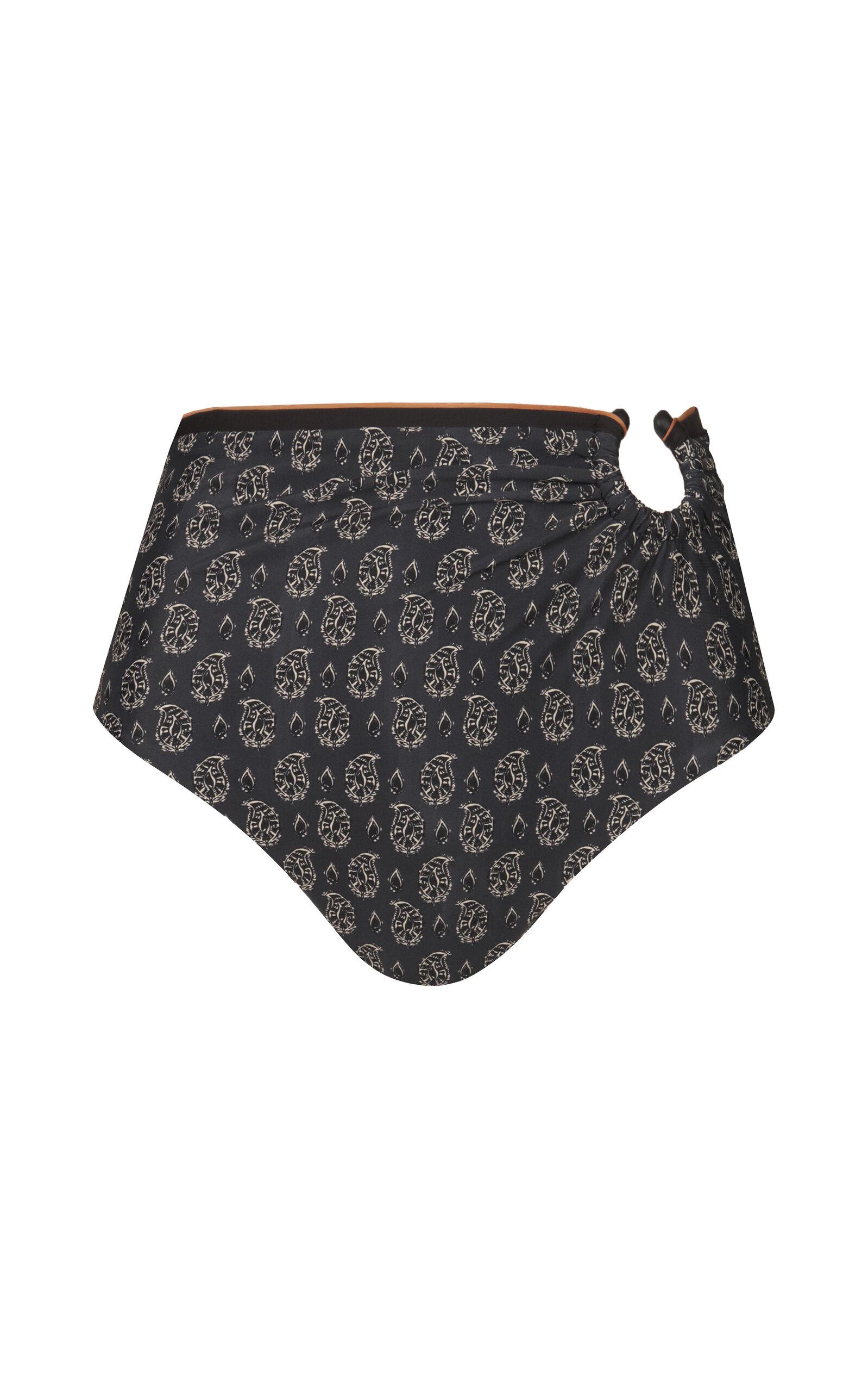 Johanna Ortiz Taita Printed U-ring Bikini Bottom In Multi