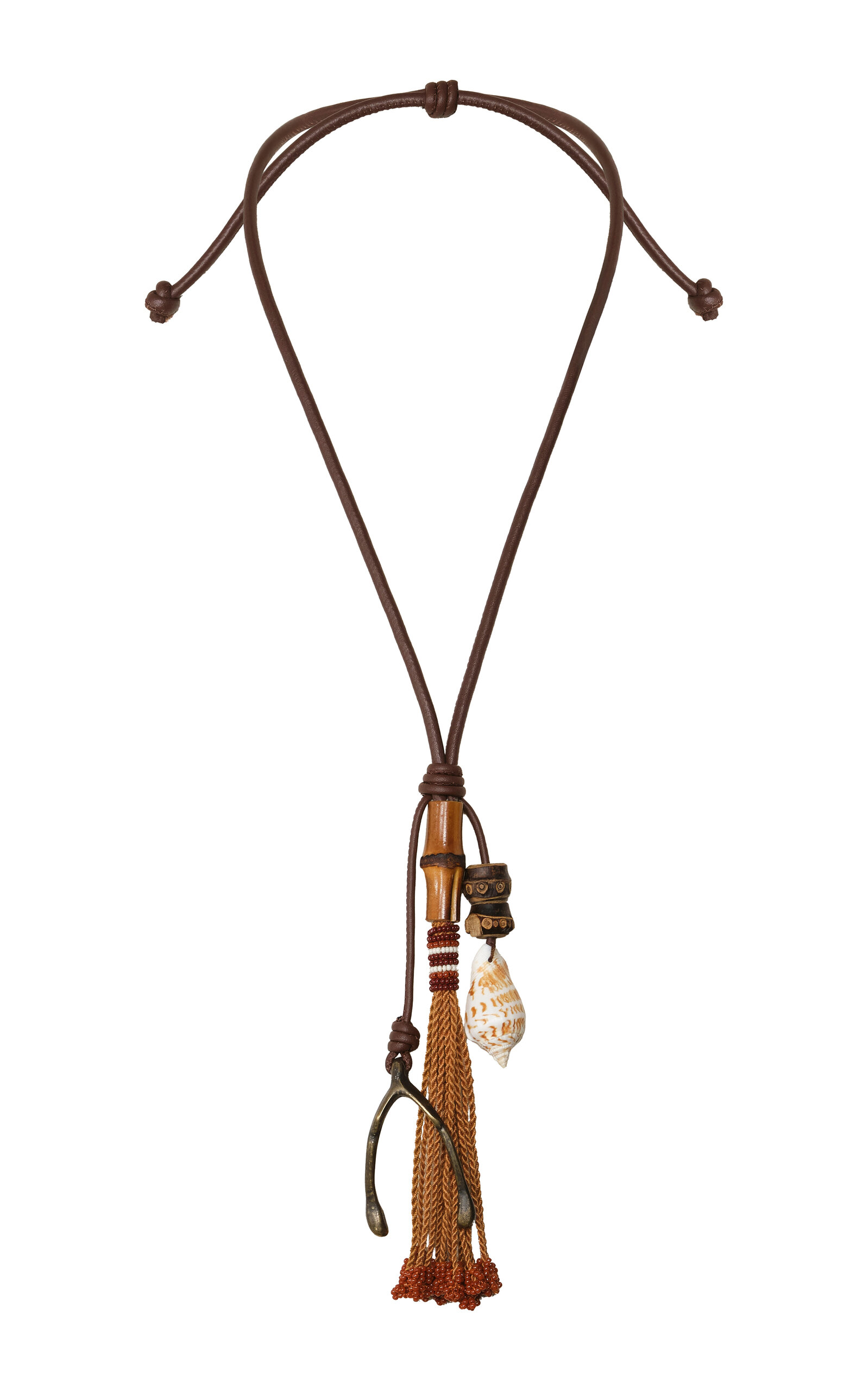 Johanna Ortiz Spirit Of The Nomad Horse Necklace In Brown